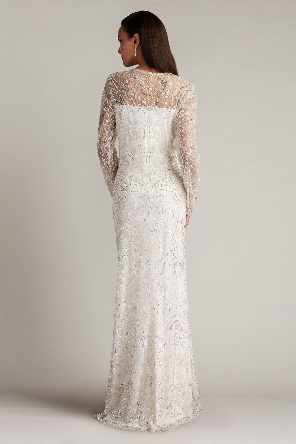Keziah Embellished Illusion Bridal Gown