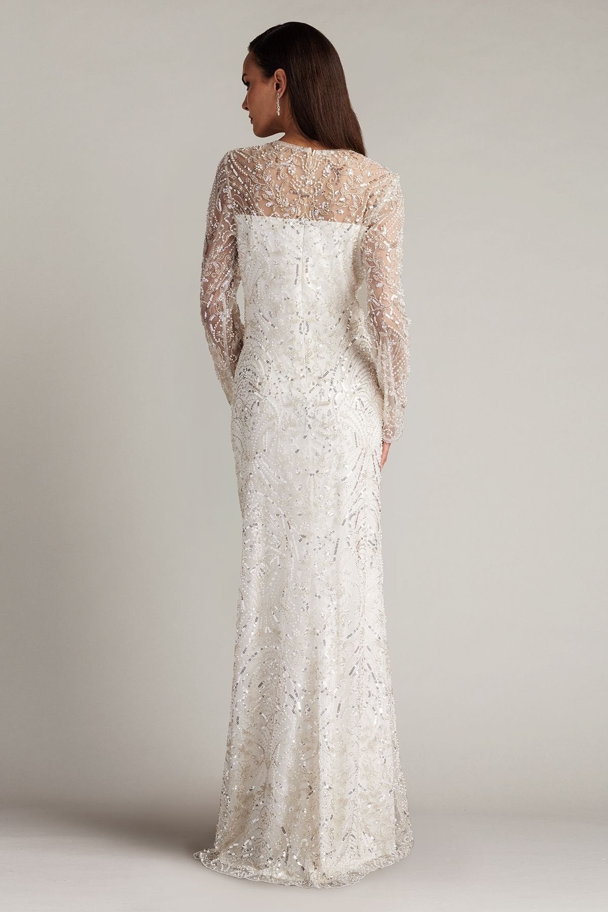 Keziah Embellished Illusion Bridal Gown