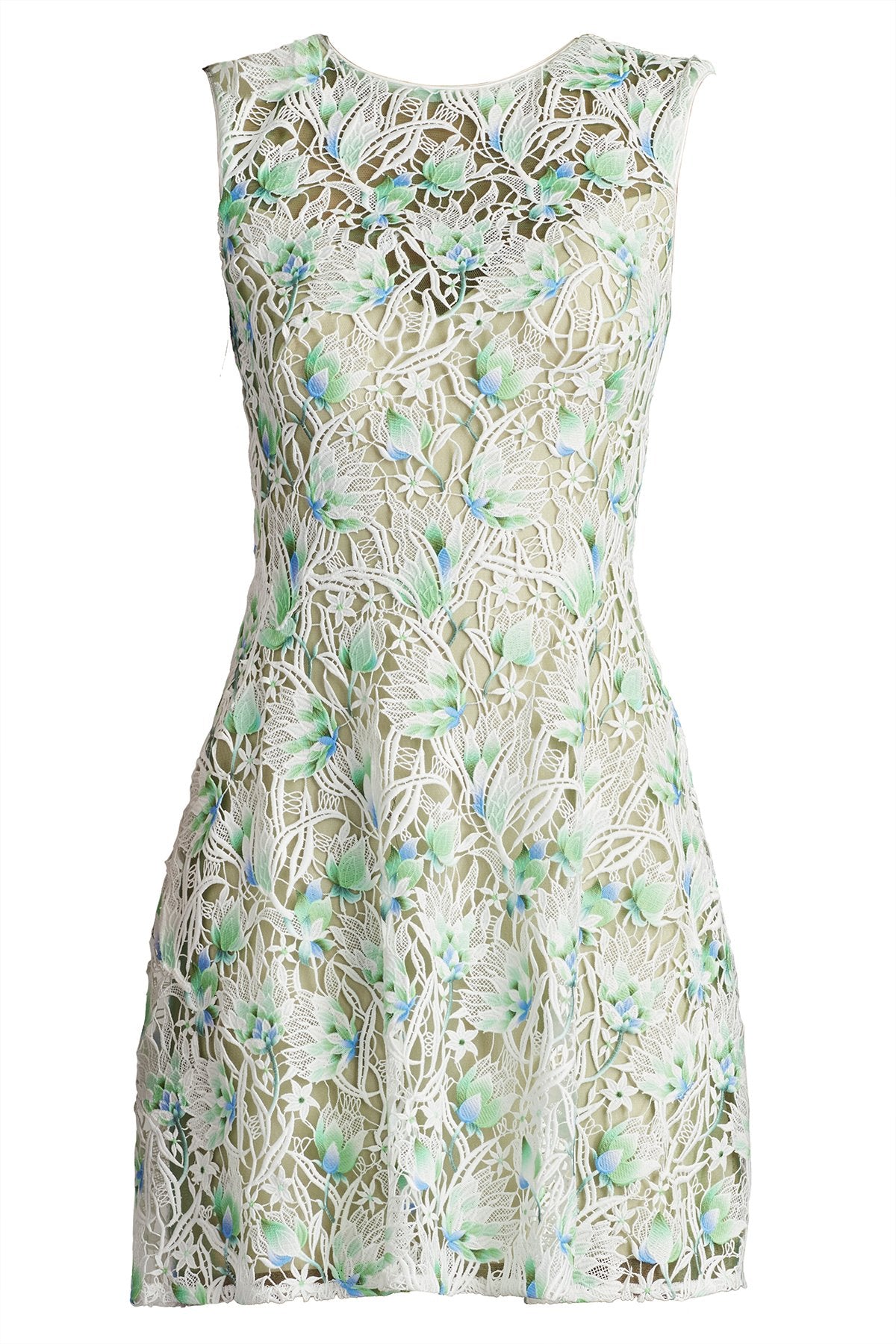 Pyla 3D Floral Embroidered Mini Dress