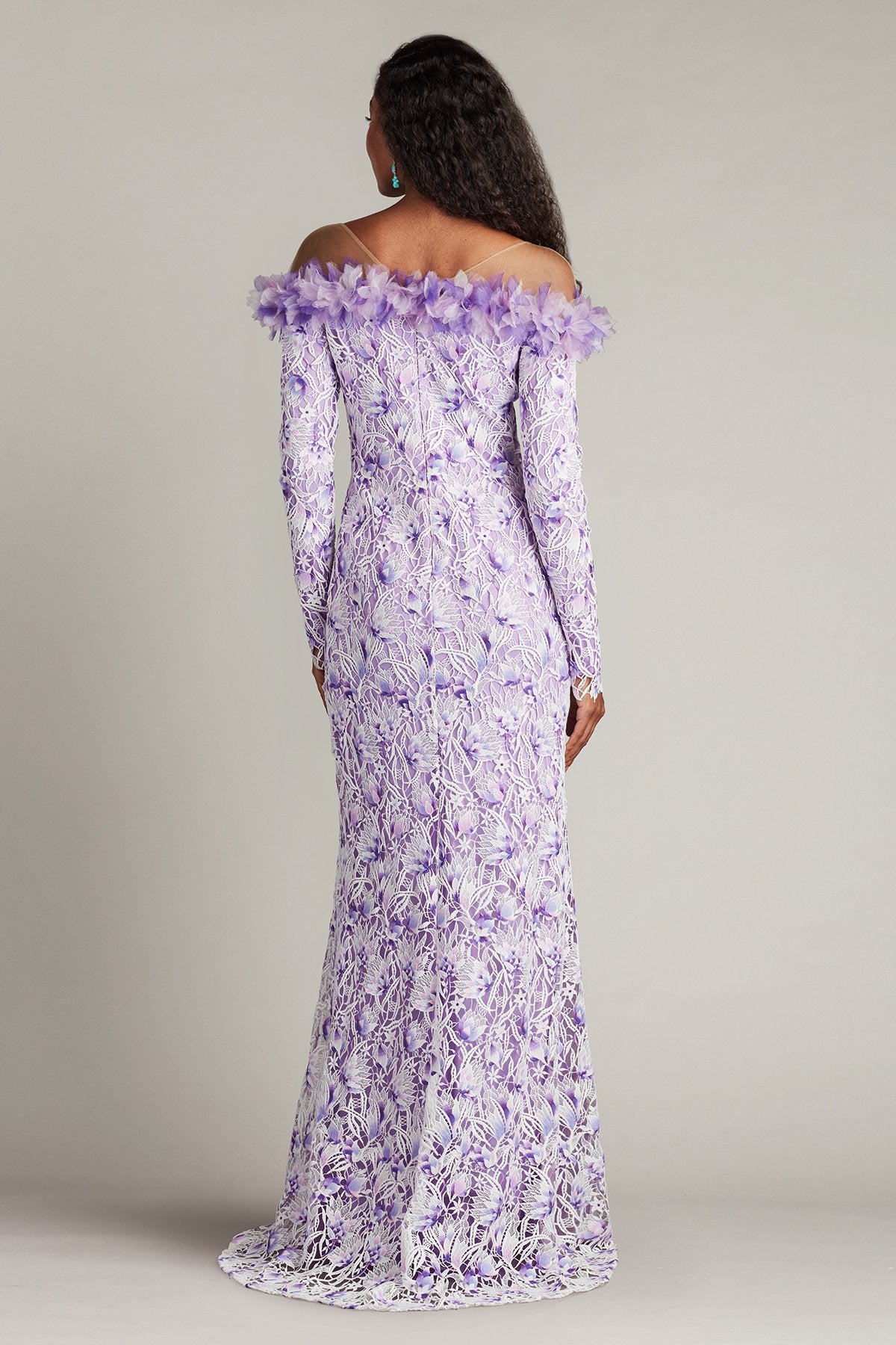 Liora Embroidered Lace Gown