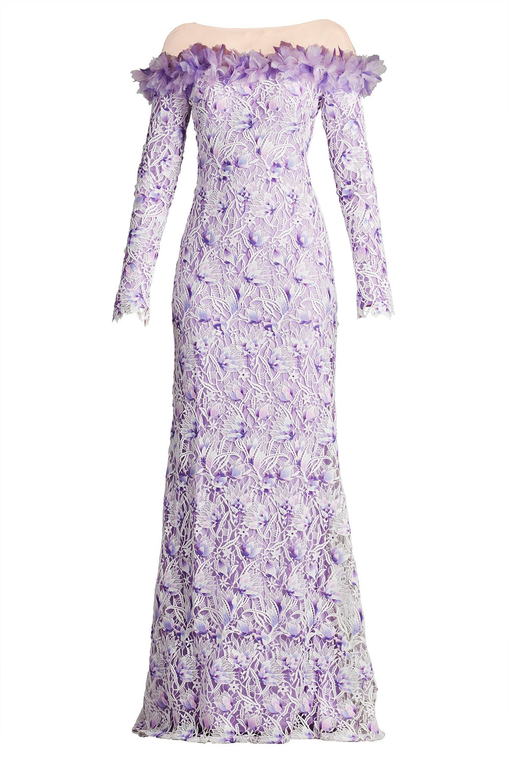 Liora Embroidered Lace Gown – Tadashi Shoji Official Online Boutique