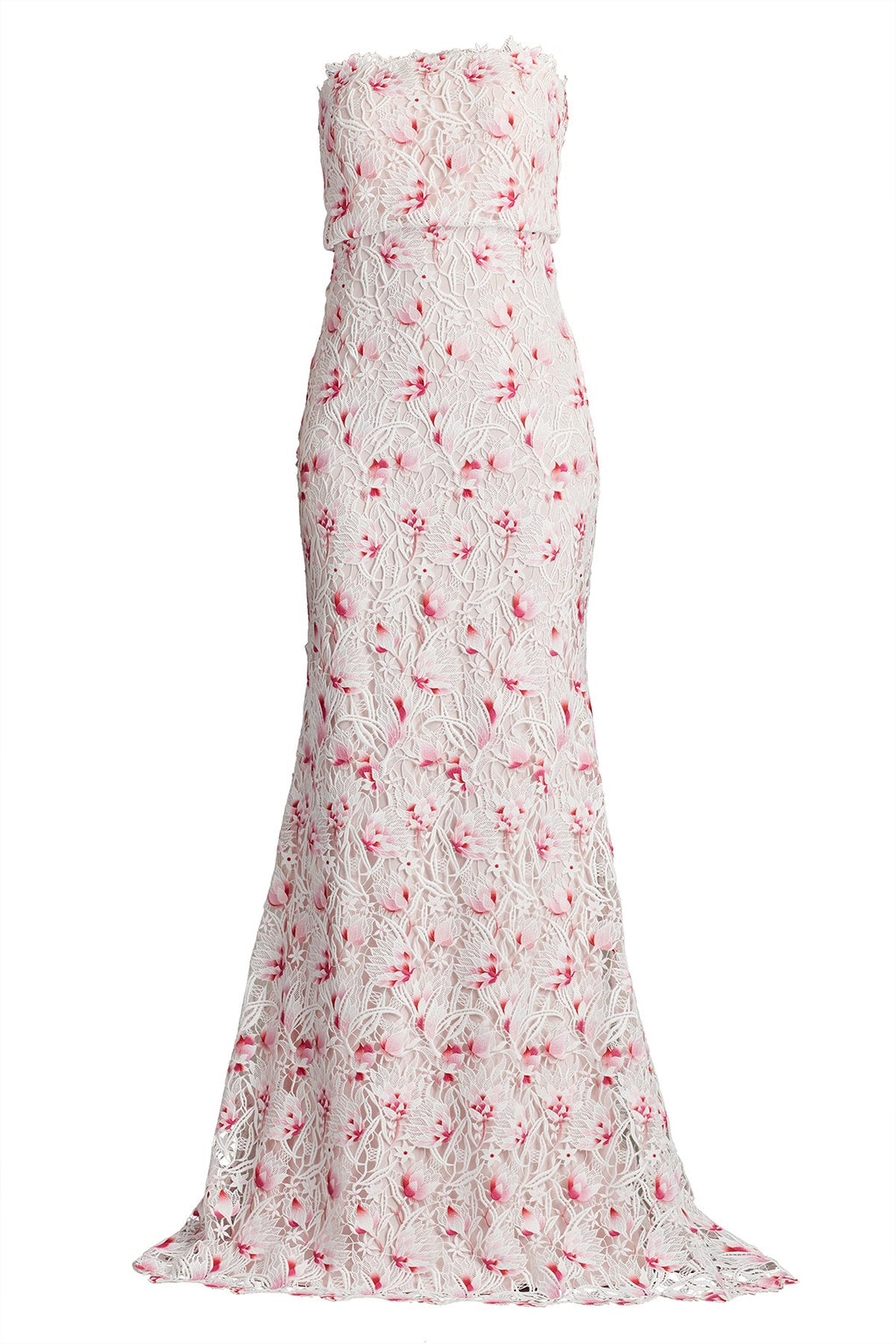 Elissa Lace Blouson Gown – Tadashi Shoji Official Online Boutique