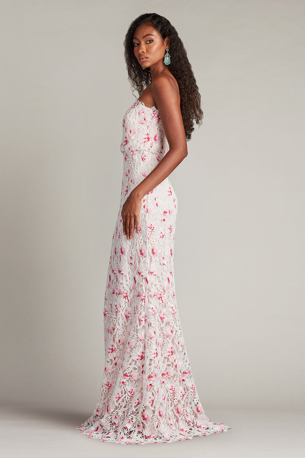 Elissa Lace Blouson Gown
