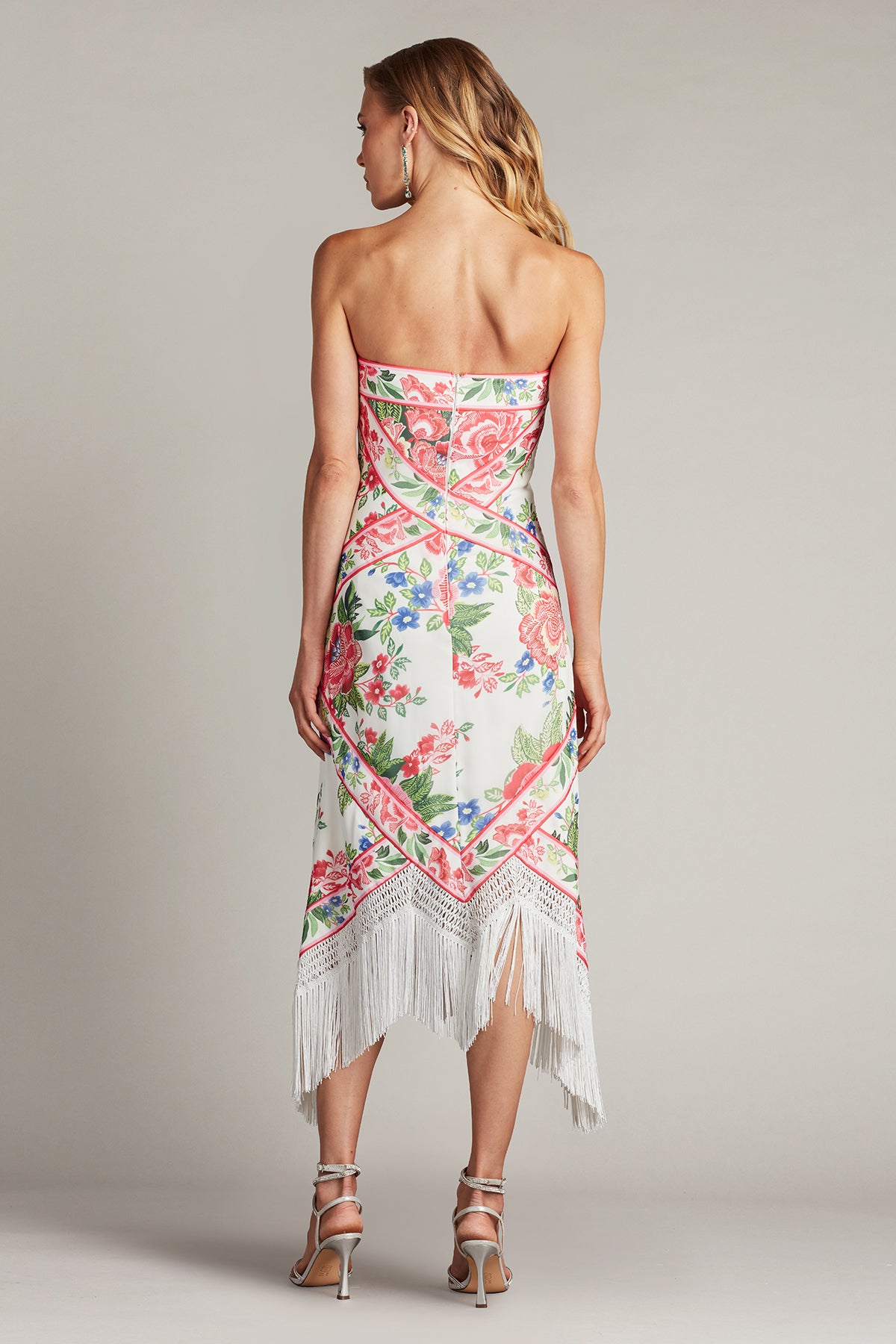 fringe midi dress Brette-Floral-Print-Tassel-Fringe-Midi-Dress