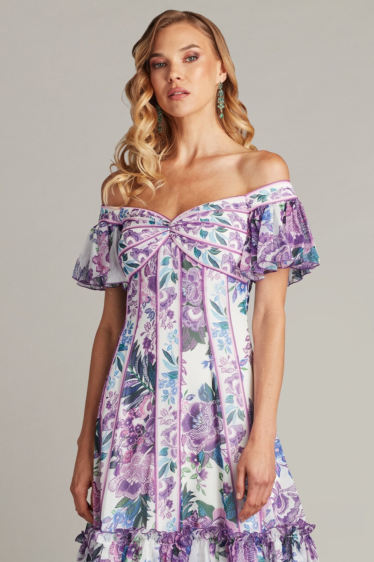 Breeze Floral Print Chiffon Dress