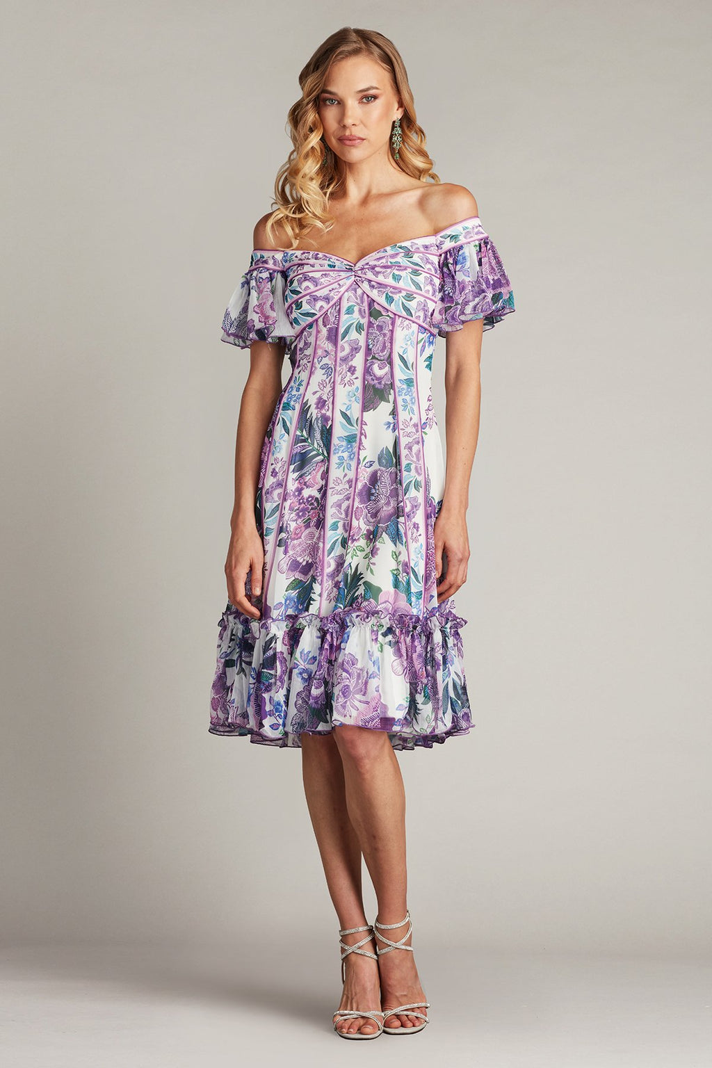 Breeze Floral Print Chiffon Dress