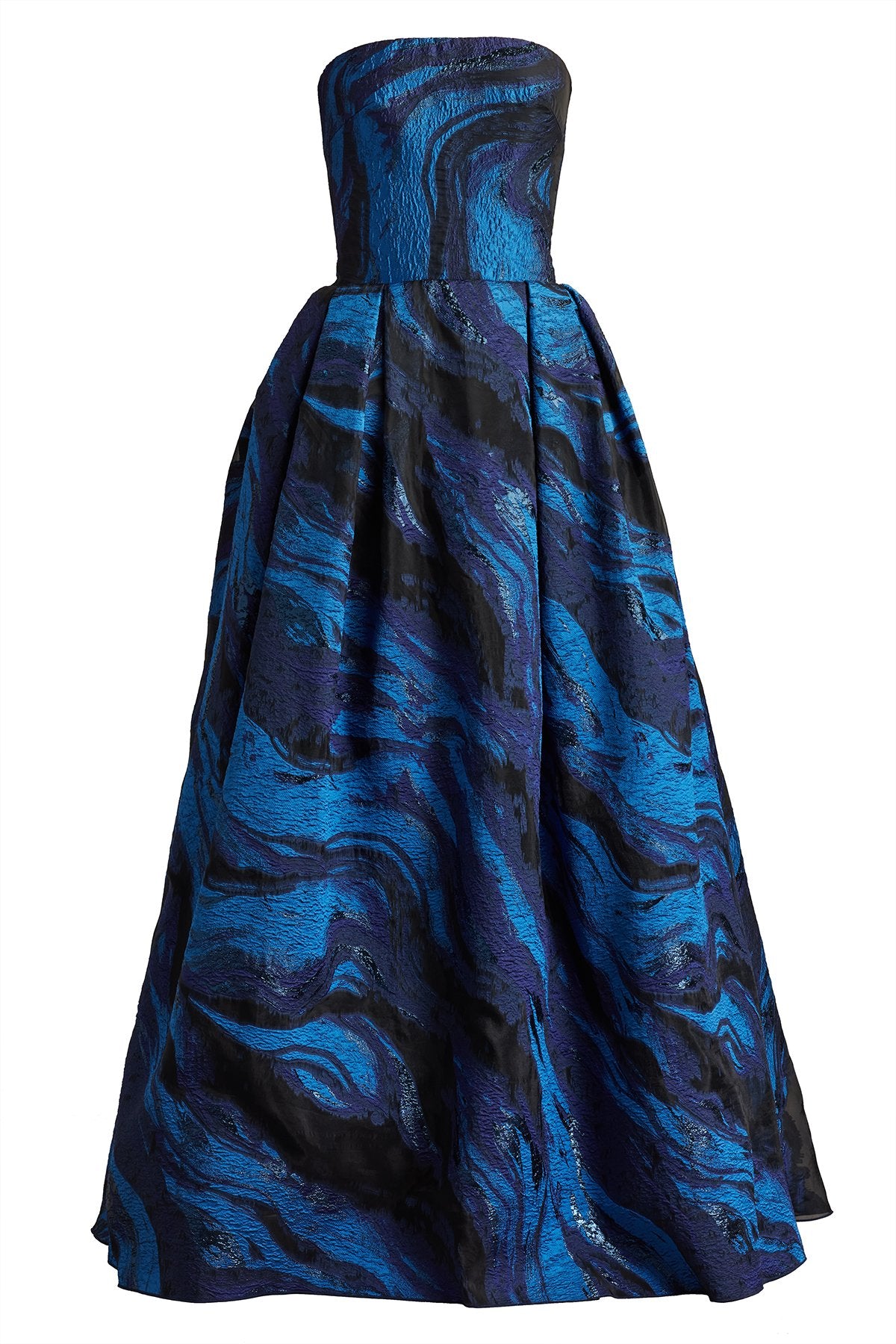 Valora Strapless Jacquard Ball Gown – Tadashi Shoji Official Online Boutique