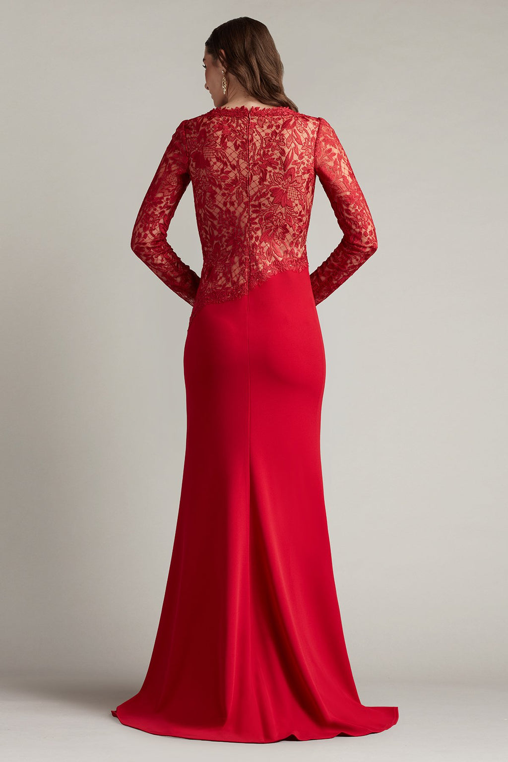 Sorrell Embroidered Crepe Gown