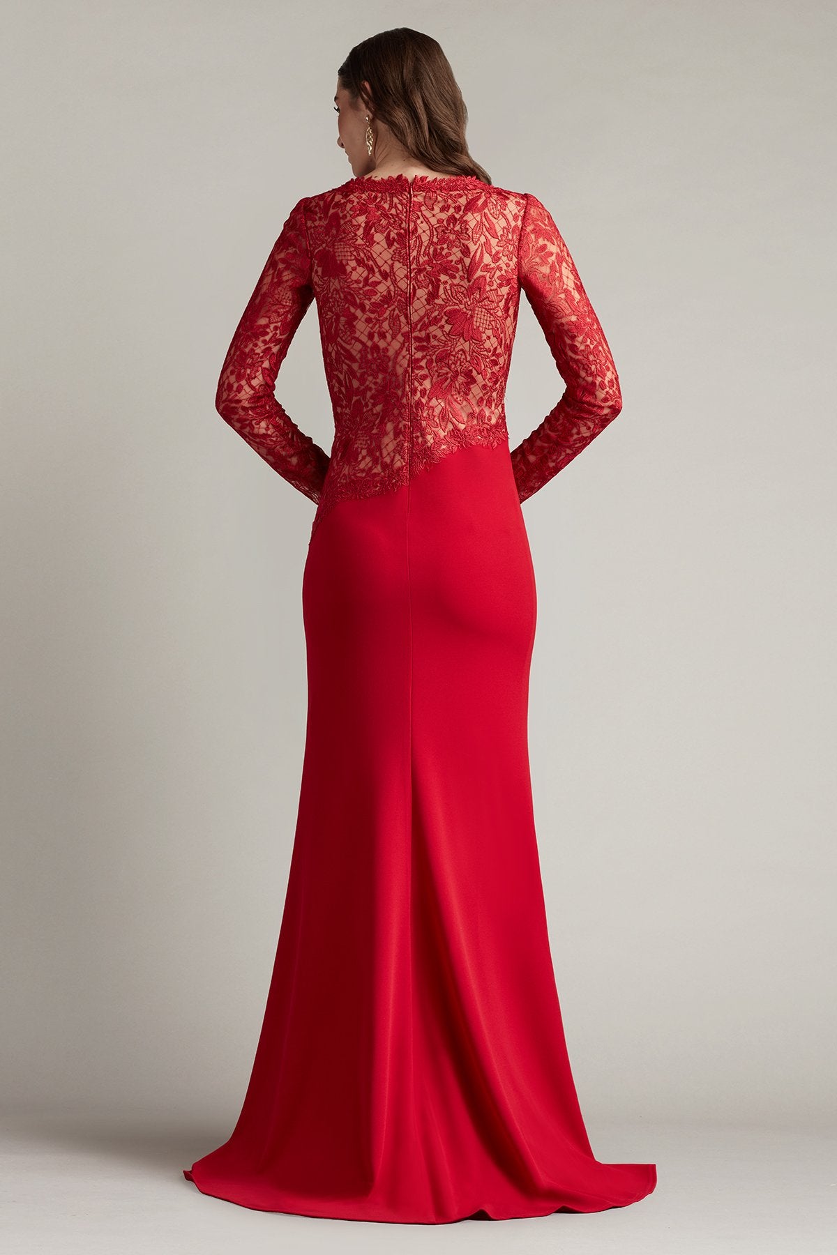 Sorrell Embroidered Crepe Gown