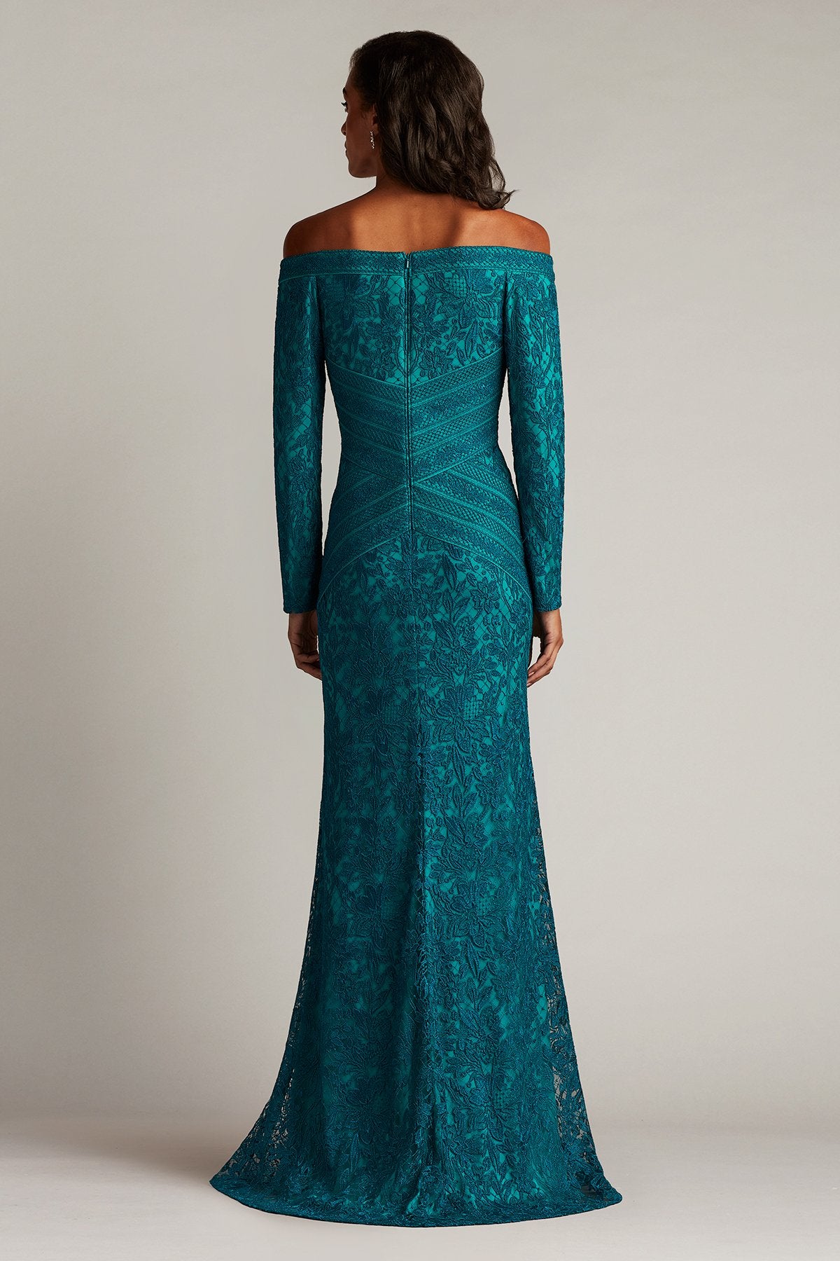 Ishana Off-Shoulder Embroidered Gown