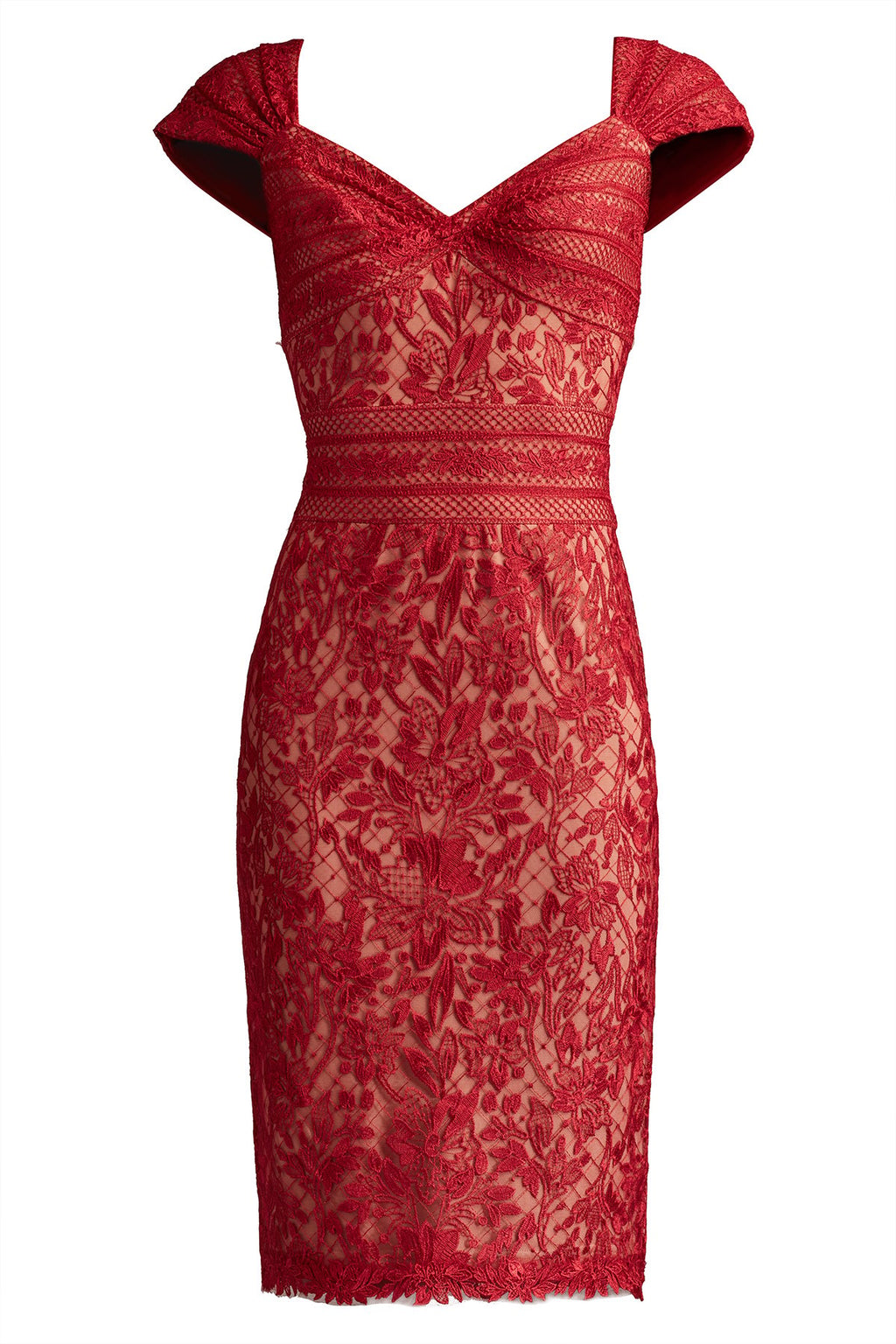 Meera Embroidered Lace Dress