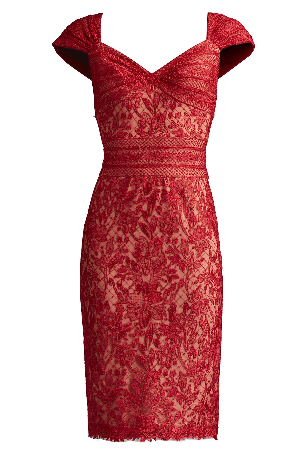 Meera Embroidered Lace Dress