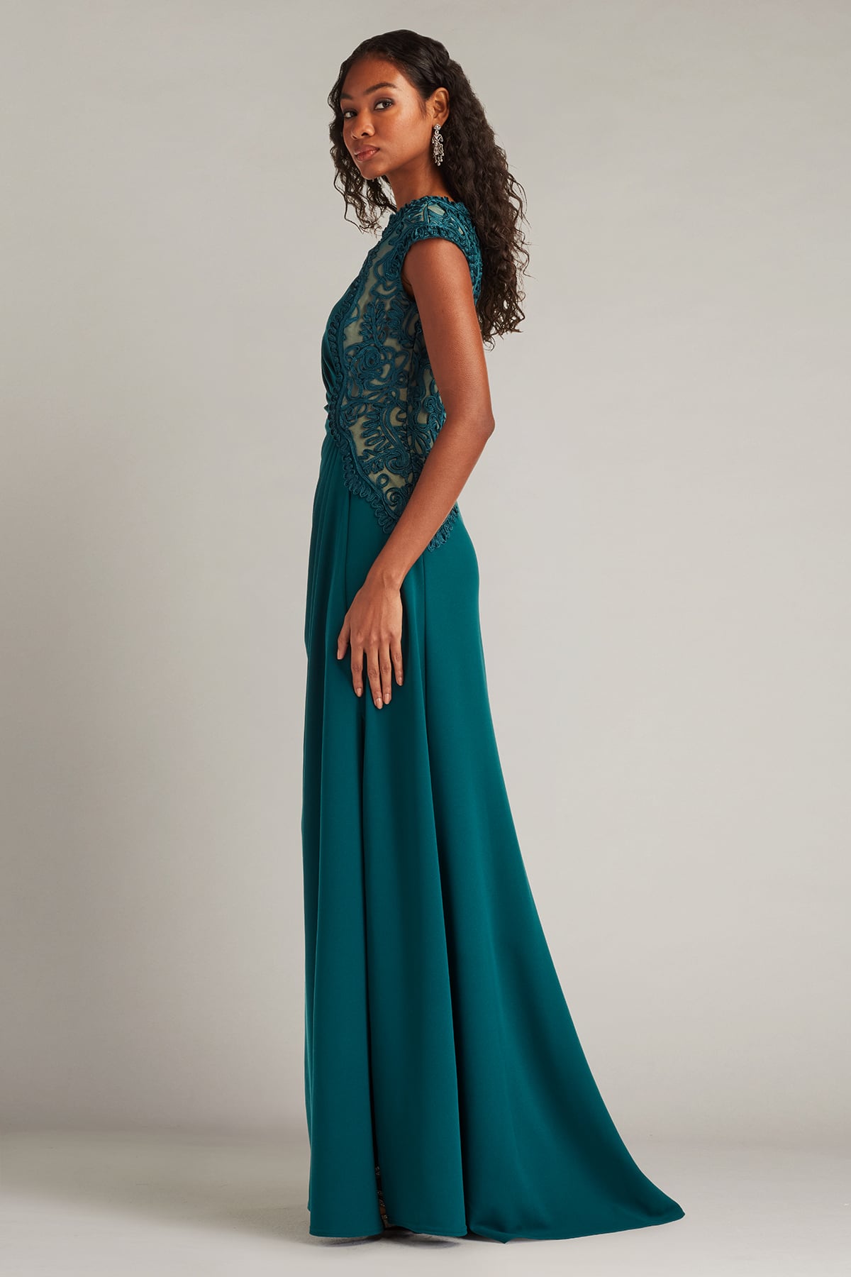Johari Embroidered Illusion Gown Tadashi Shoji Official Online Boutique Johari Embroidered Illusion Gown Tadashi Shoji Official Online Boutique