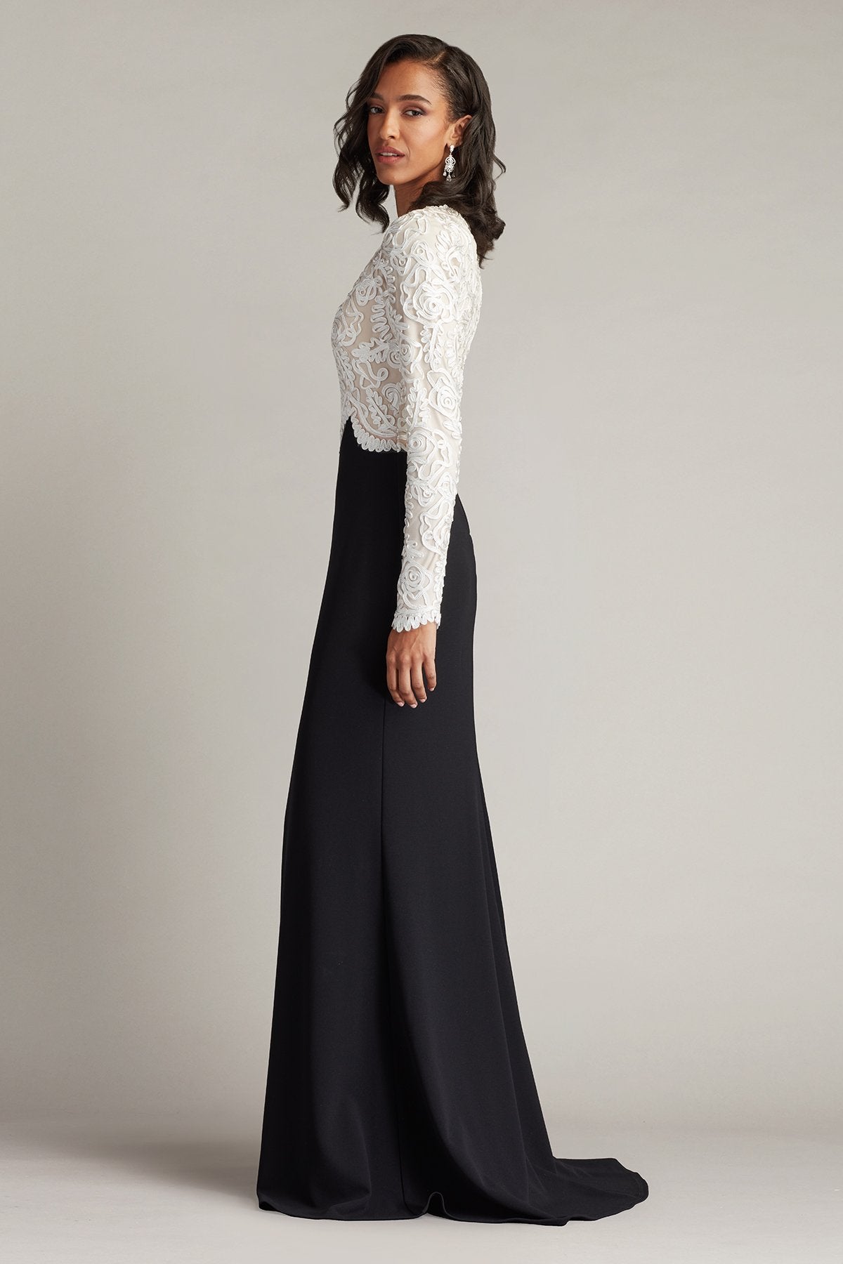 Verae Embroidered Bodice Gown – Tadashi Shoji Official Online Boutique