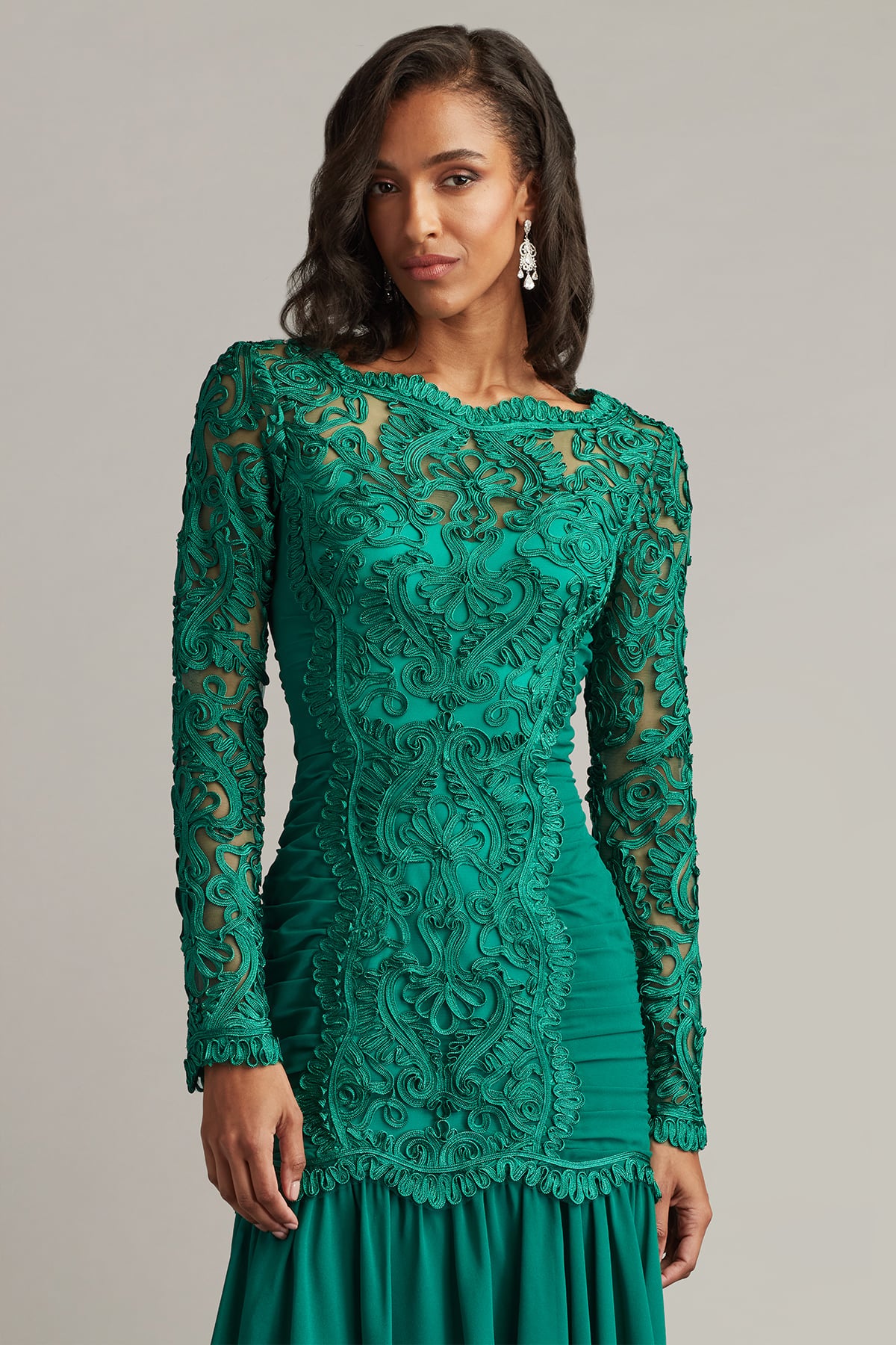 Novara Embroidered Skater Dress