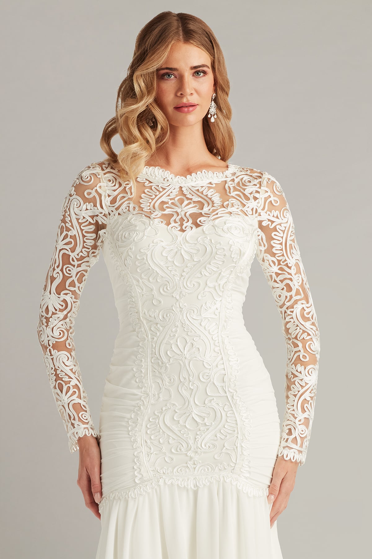 Novara Embroidered Skater Dress