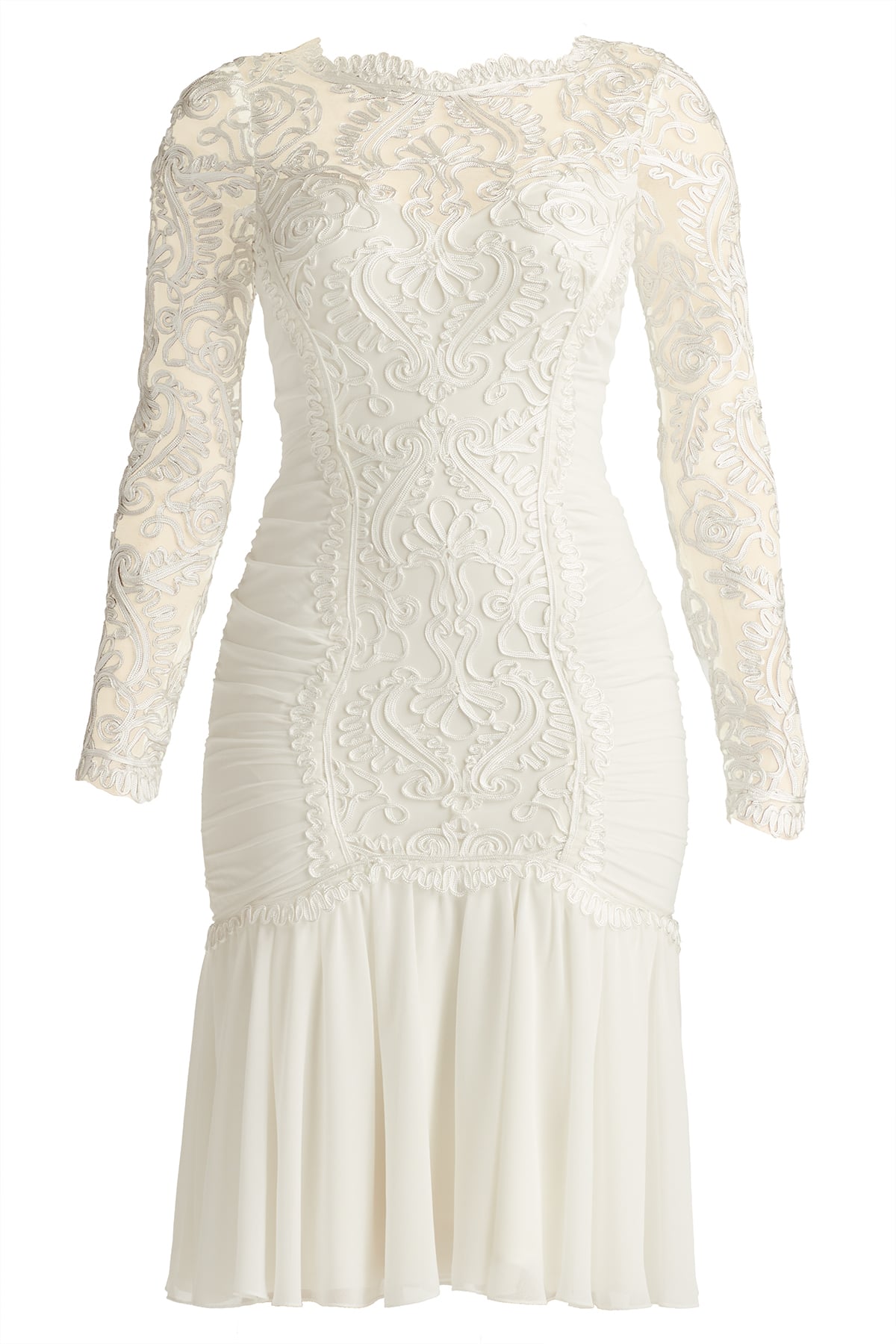 Novara Embroidered Skater Dress