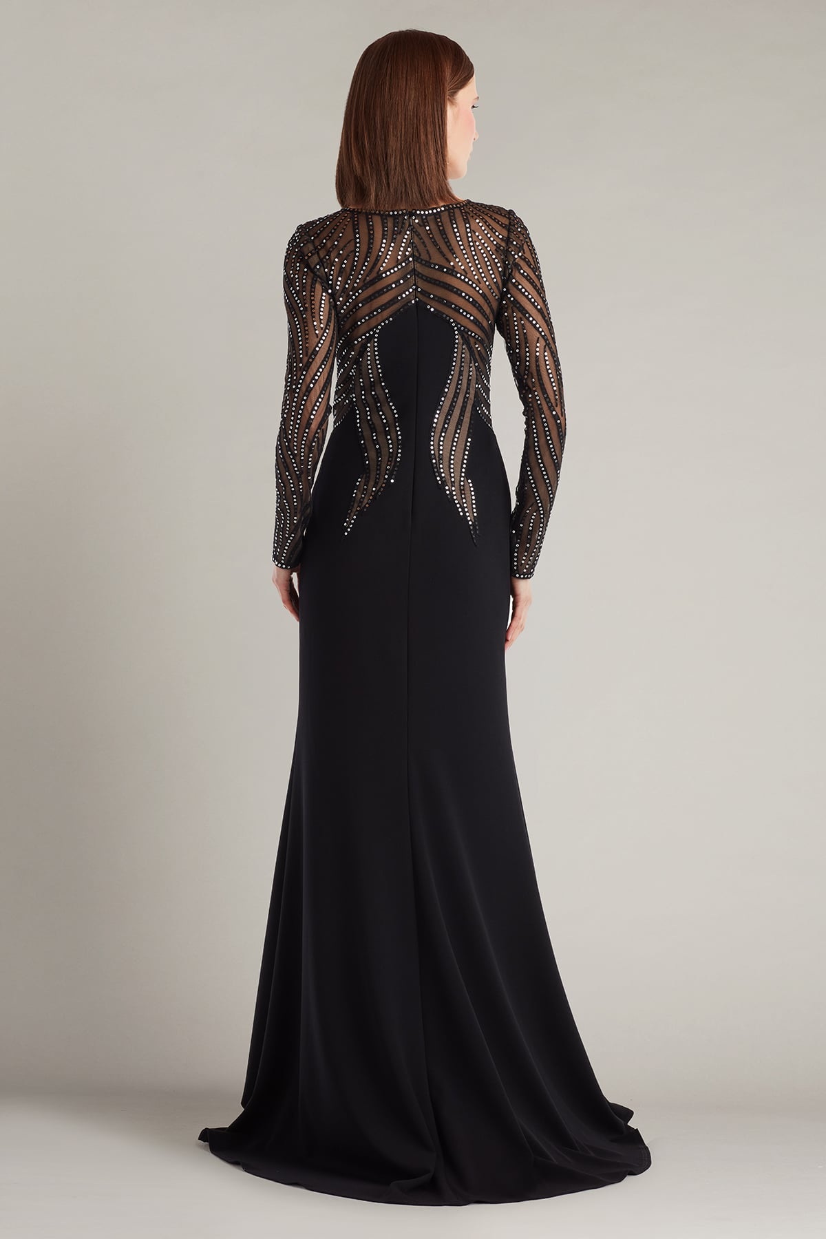 Duin Sequin Hourglass Embroidered Gown