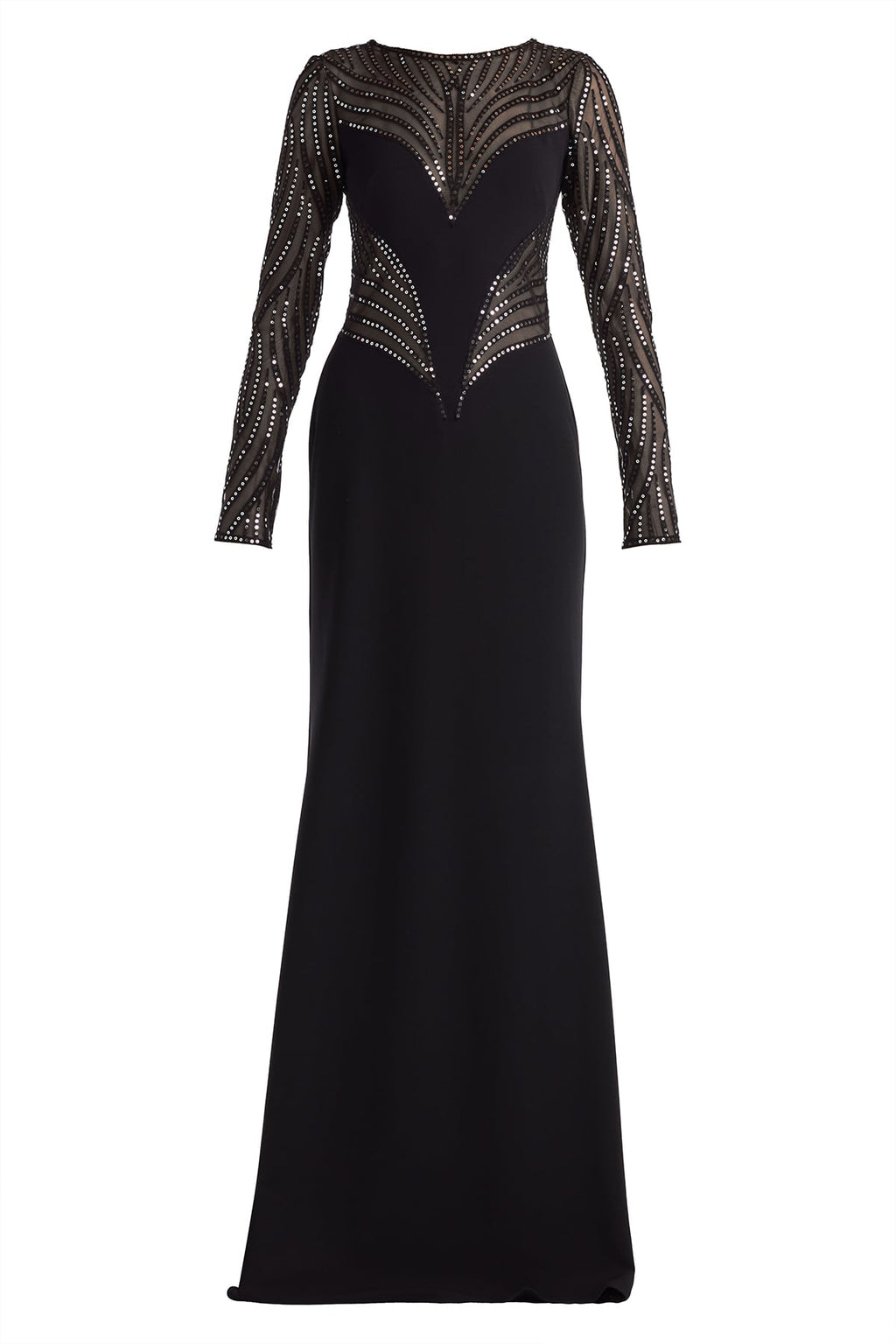 Duin Sequin Hourglass Embroidered Gown