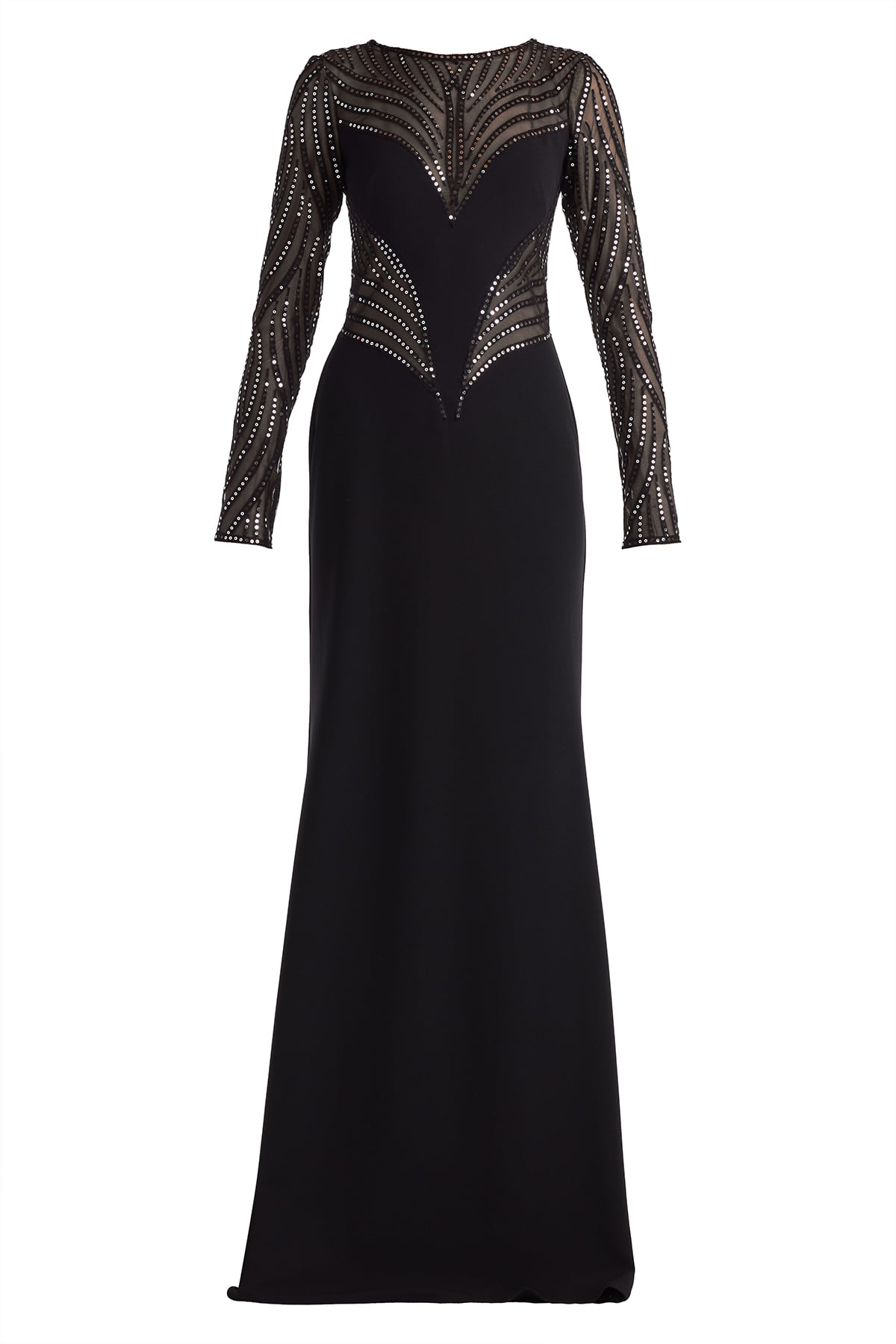 Duin Sequin Hourglass Embroidered Gown