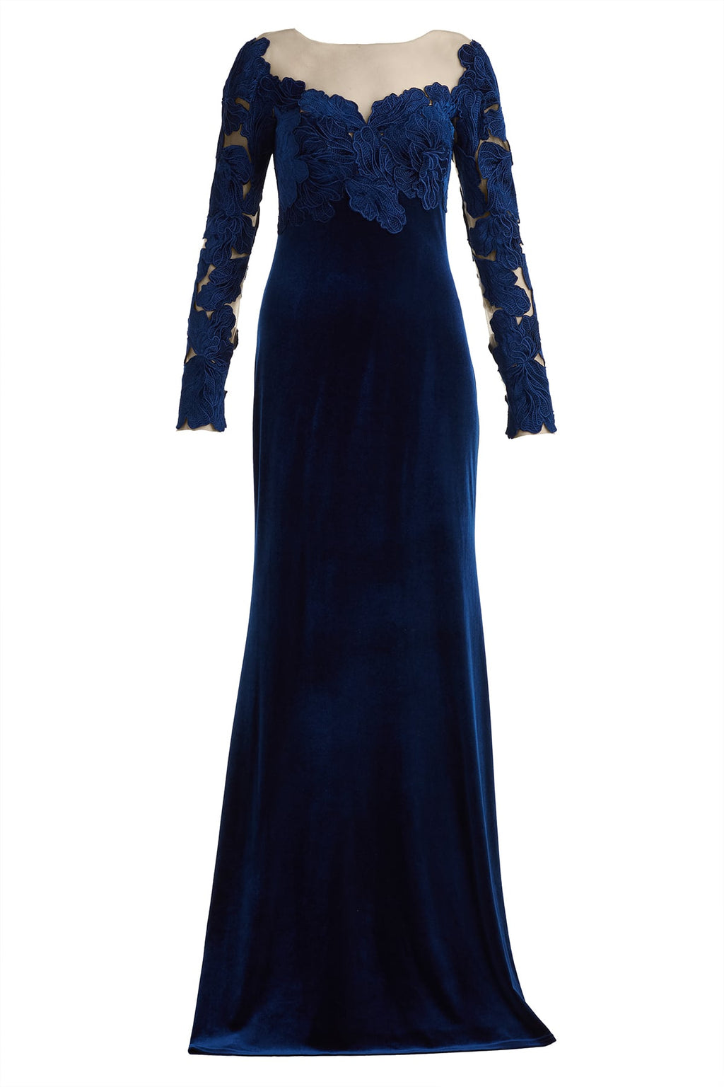Rhyne Embroidered Velvet Gown
