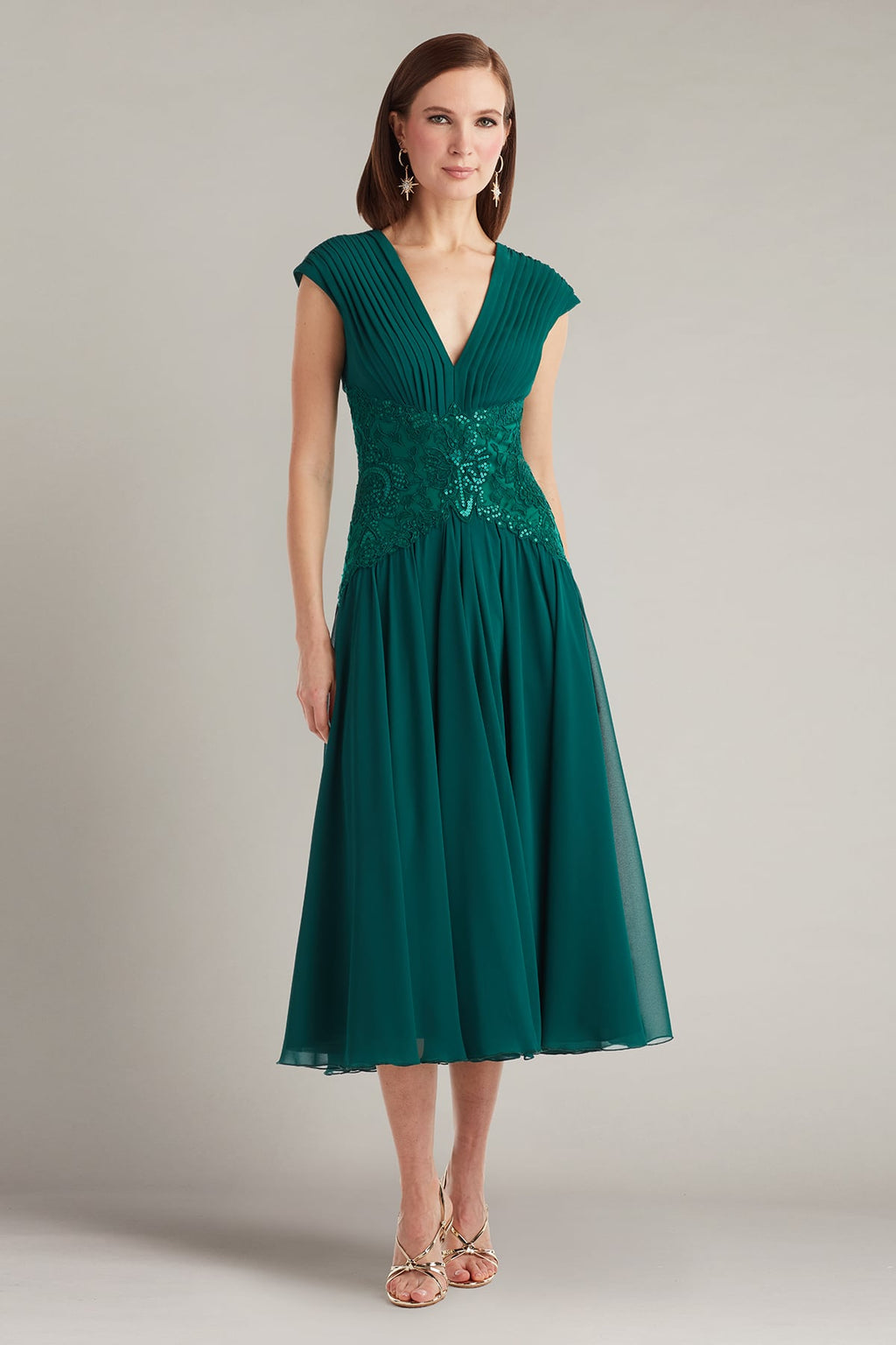 Nerina Embellished Midi Dress