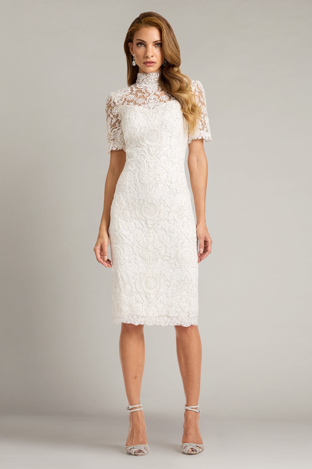 Marise Sequin Embroidered Illusion Dress Tadashi Shoji Official Online Boutique Marise Sequin Embroidered Illusion Dress Tadashi Shoji Official Online Boutique