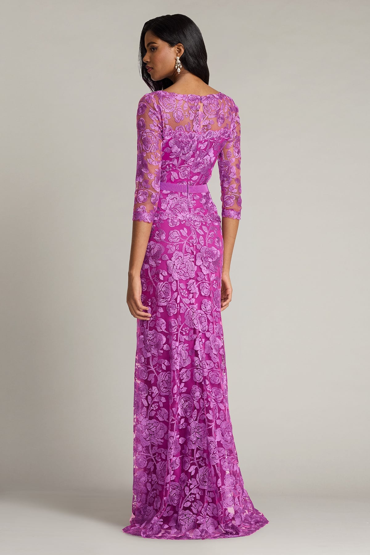 Carelle Embroidered Tulle Gown
