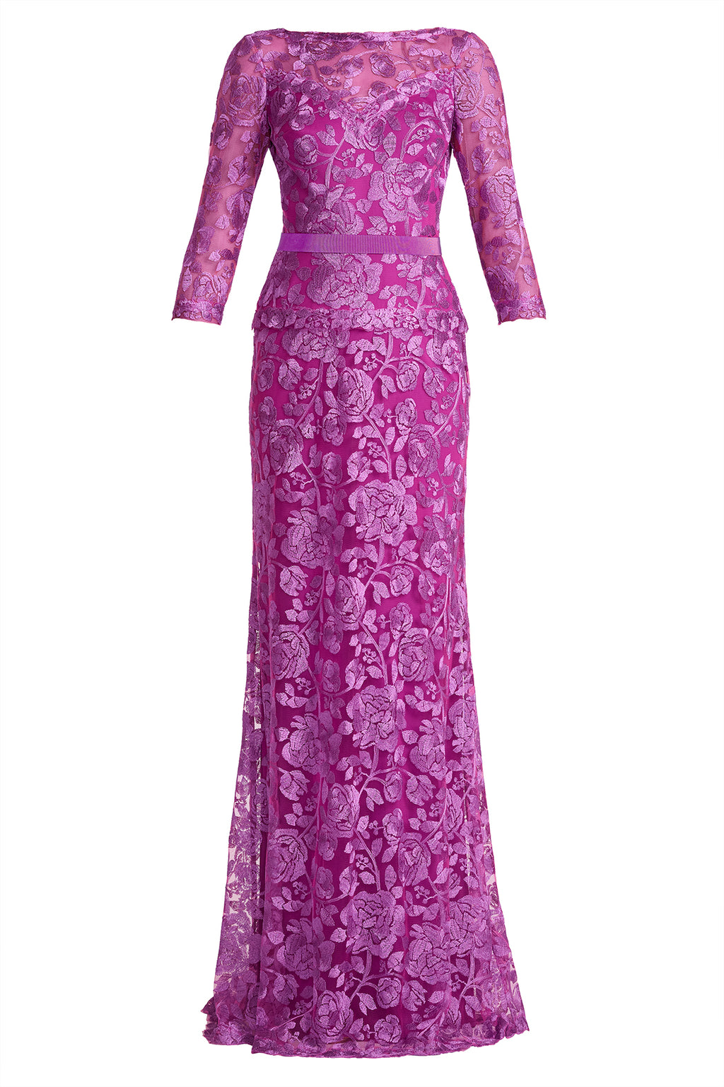 Carelle Embroidered Tulle Gown