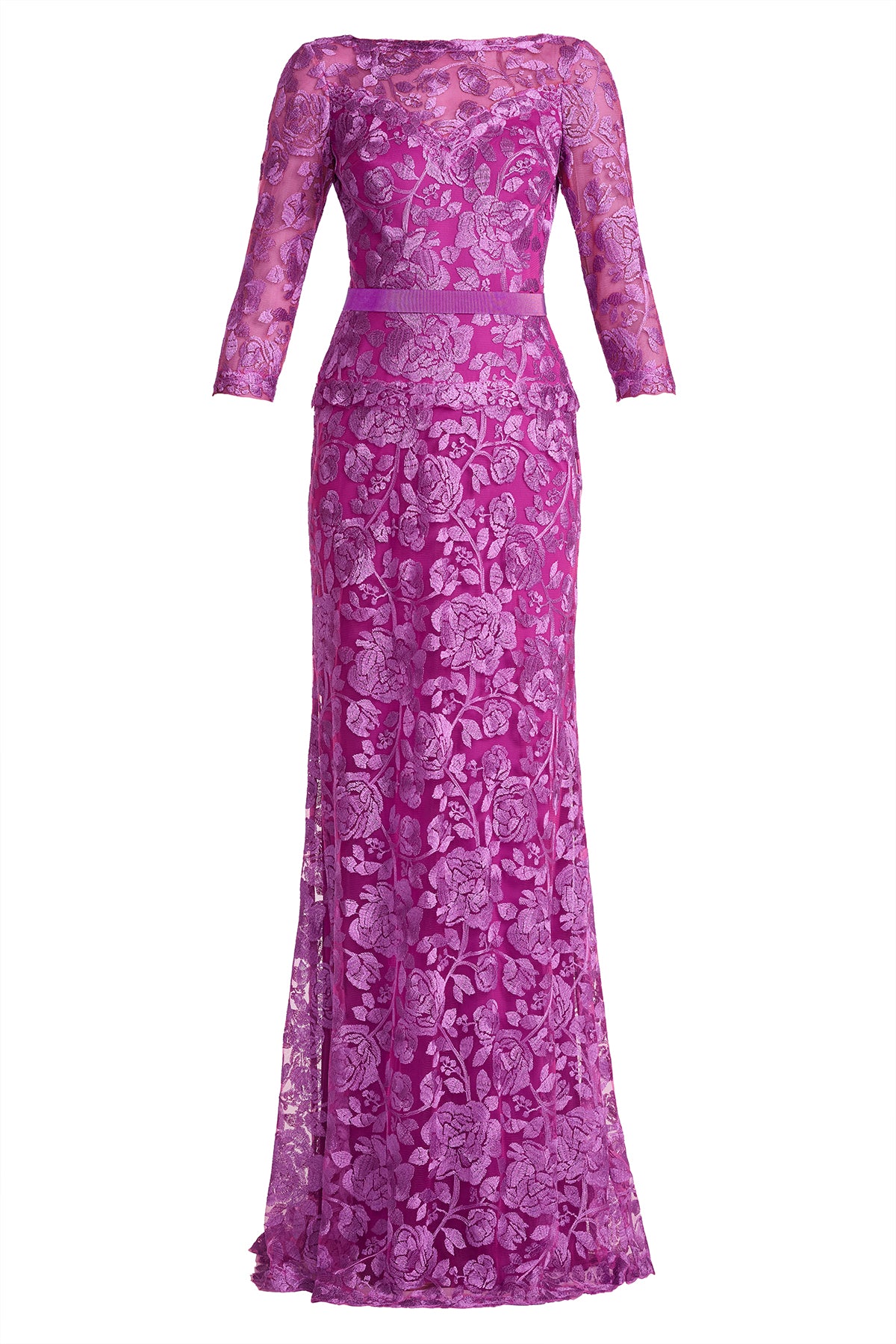 Carelle Embroidered Tulle Gown