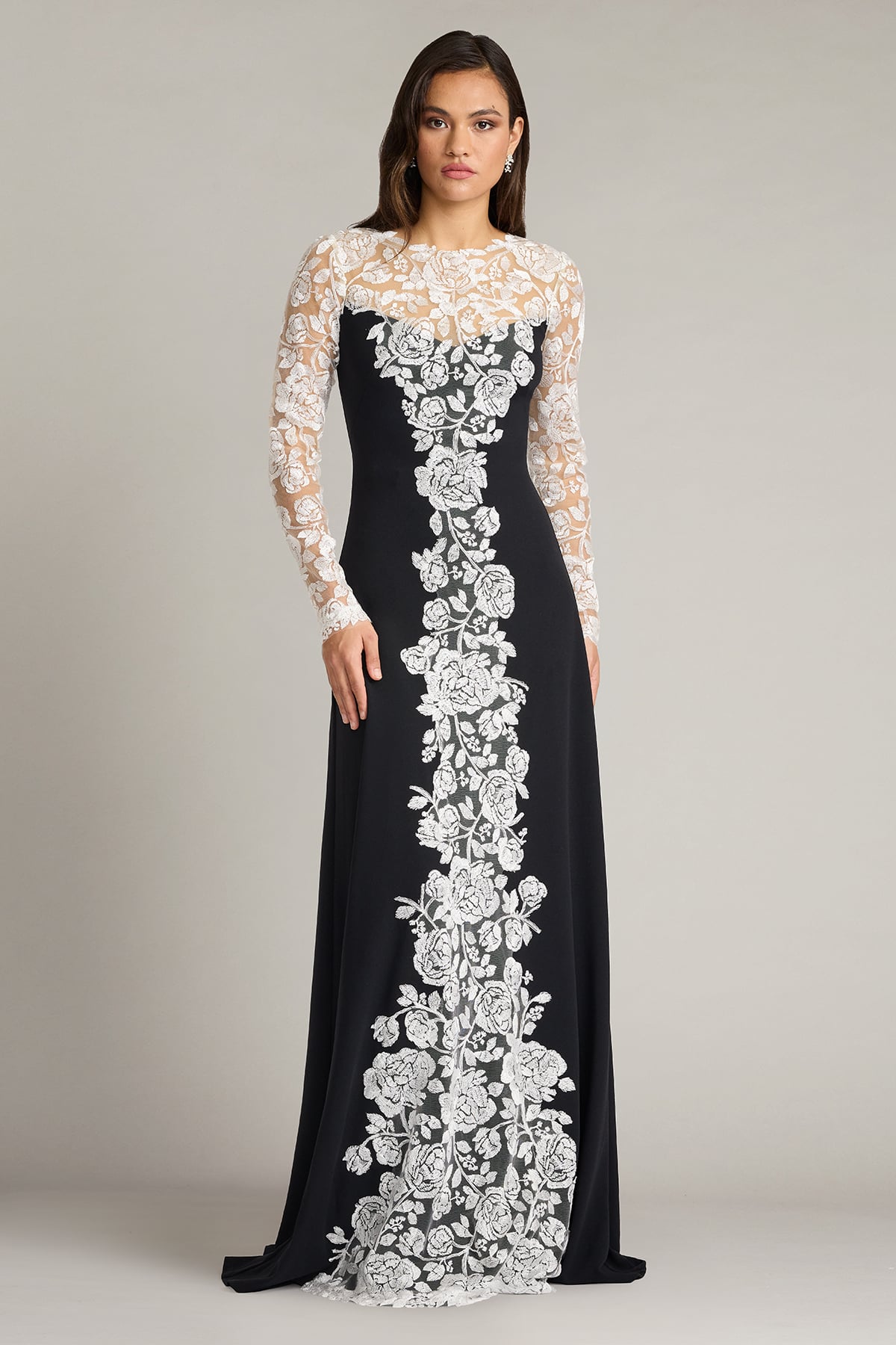 Kalico Embroidered Illusion Gown