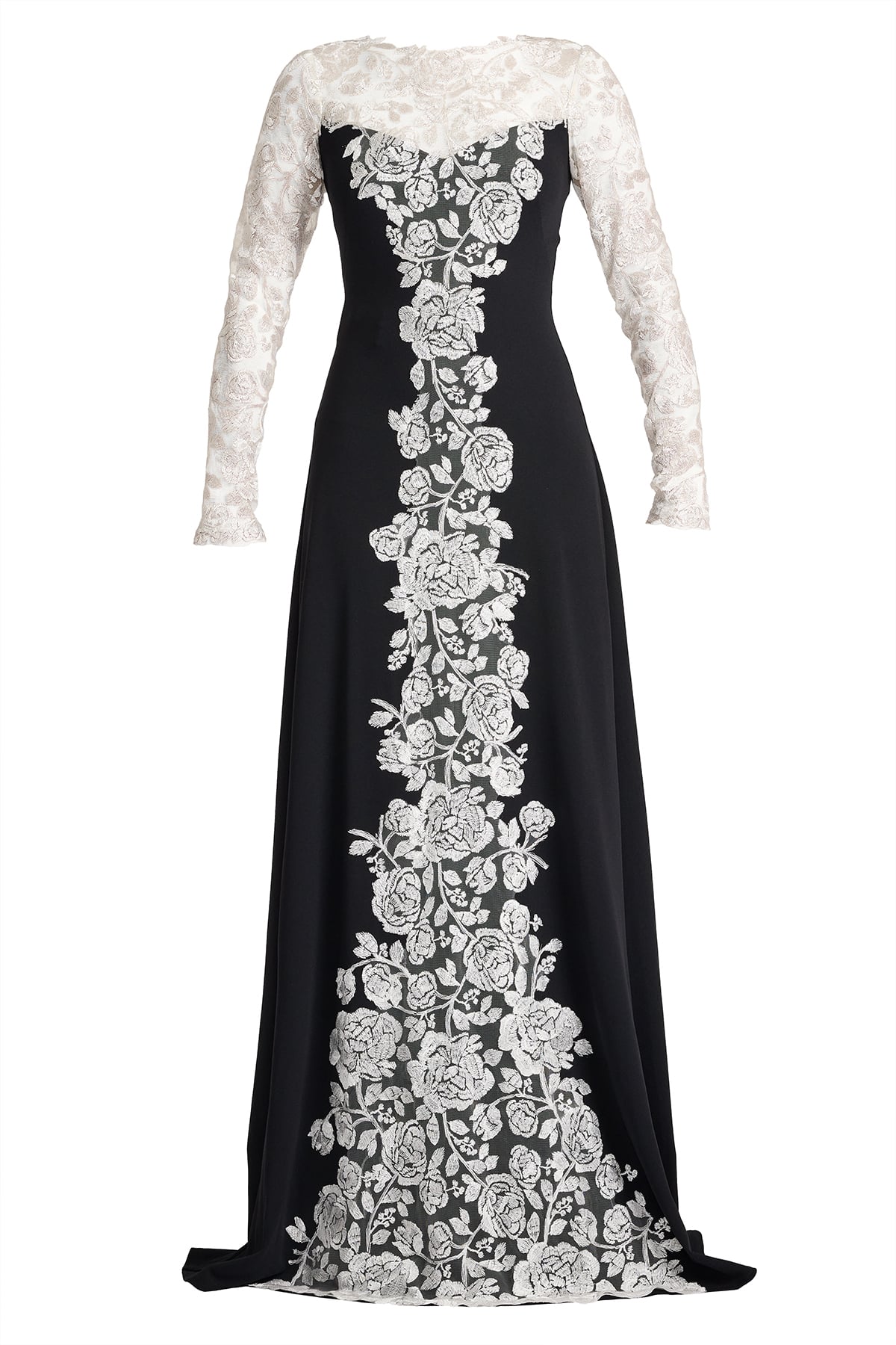 Kalico Embroidered Illusion Gown