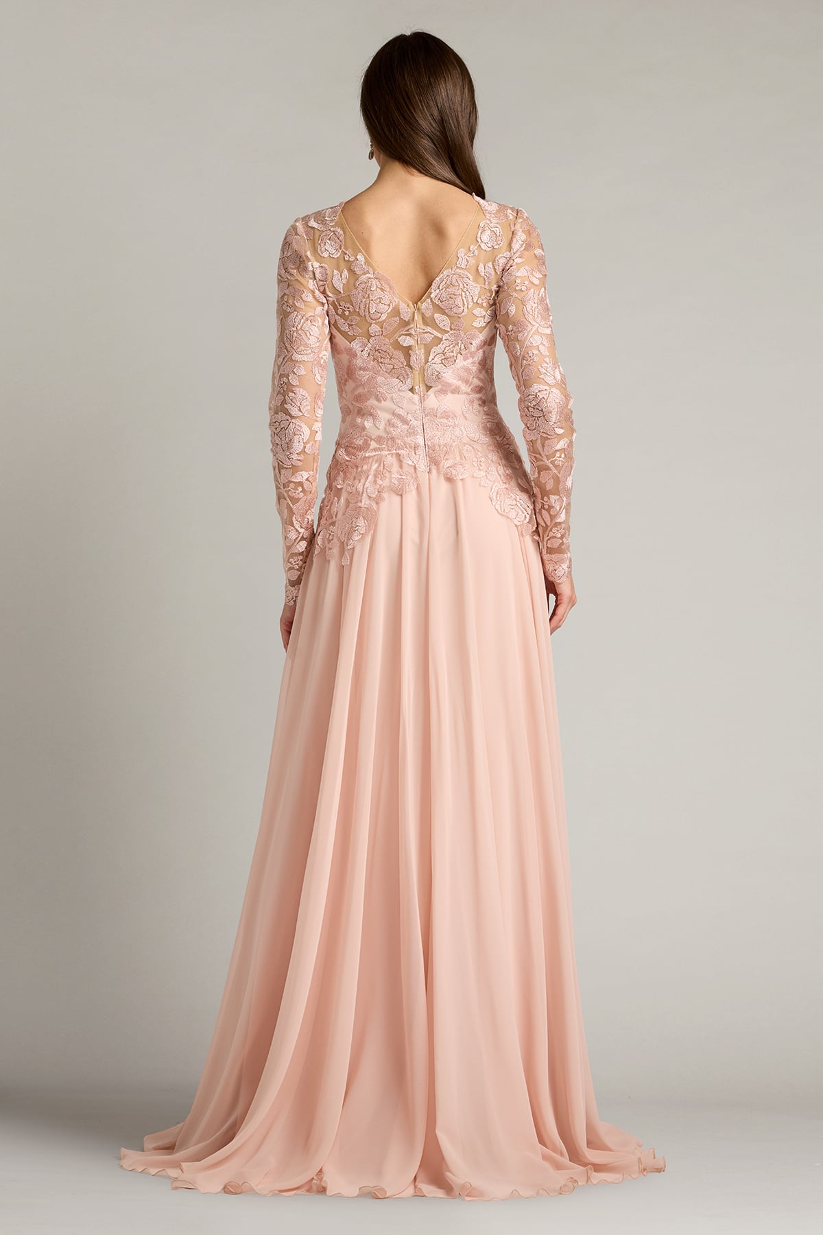 Lendon Embroidered Tulle Gown