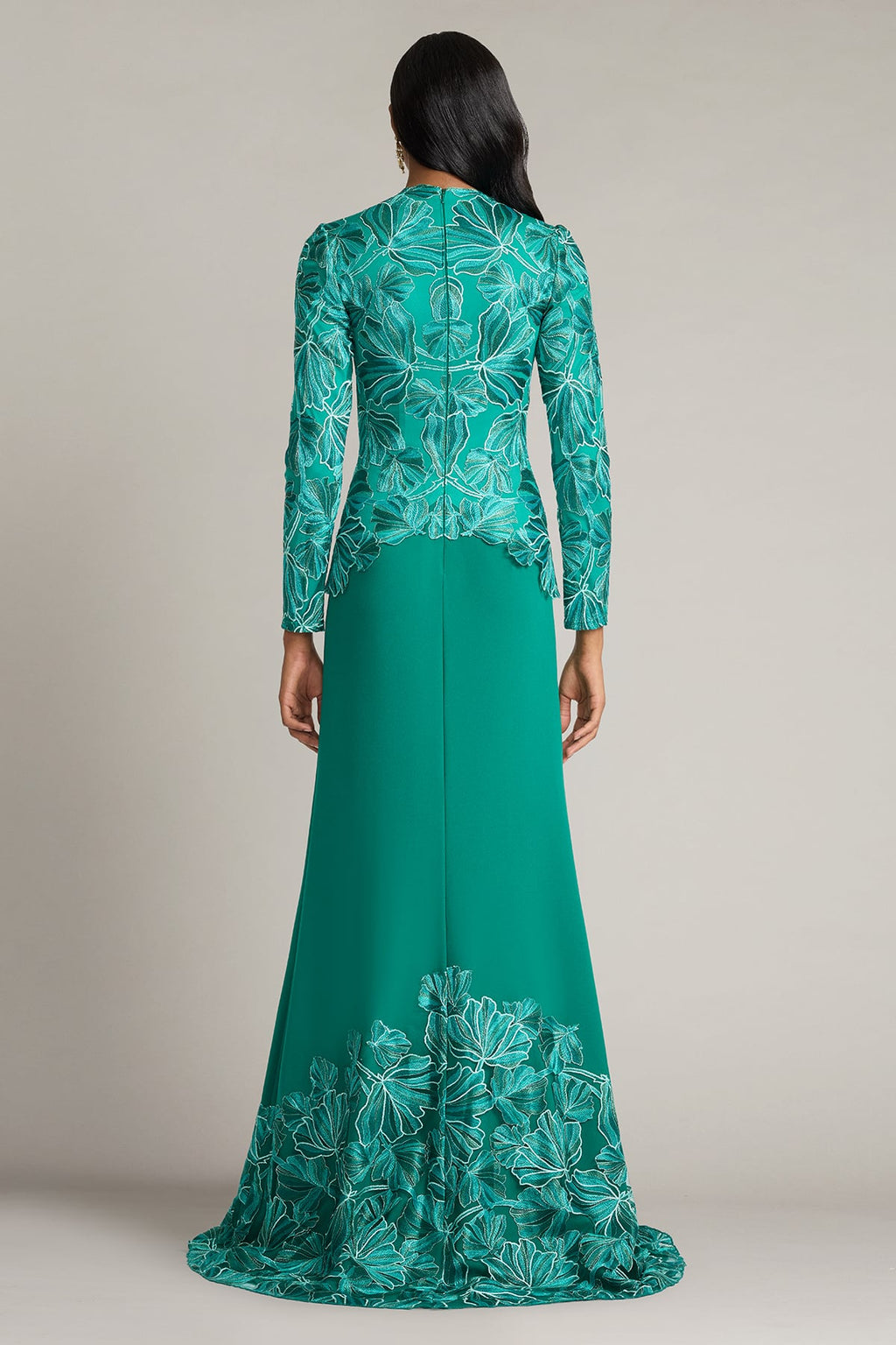 Mireille Embroidered Tulle Gown