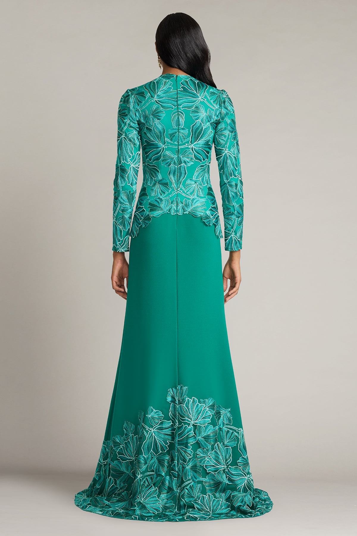 Mireille Embroidered Tulle Gown