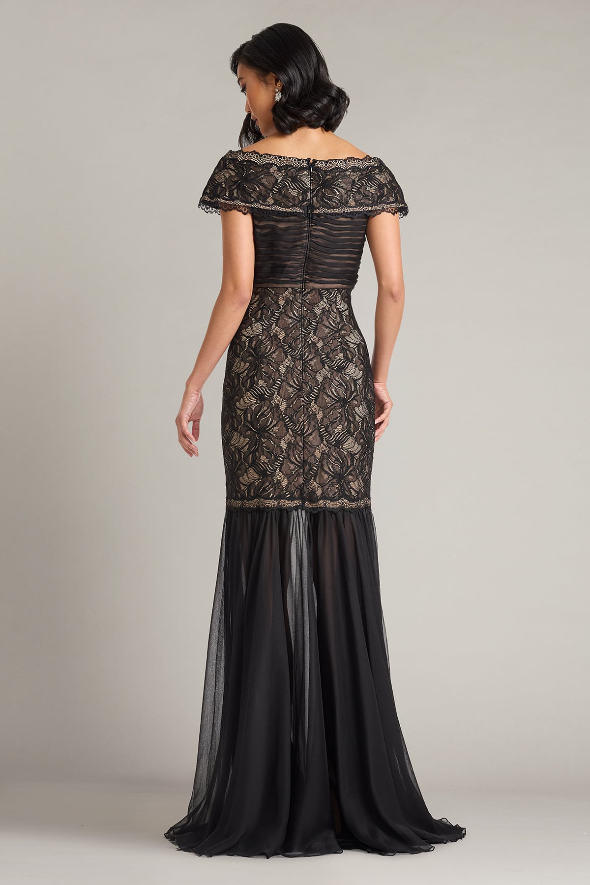 Sedora Orchid Lace Gown