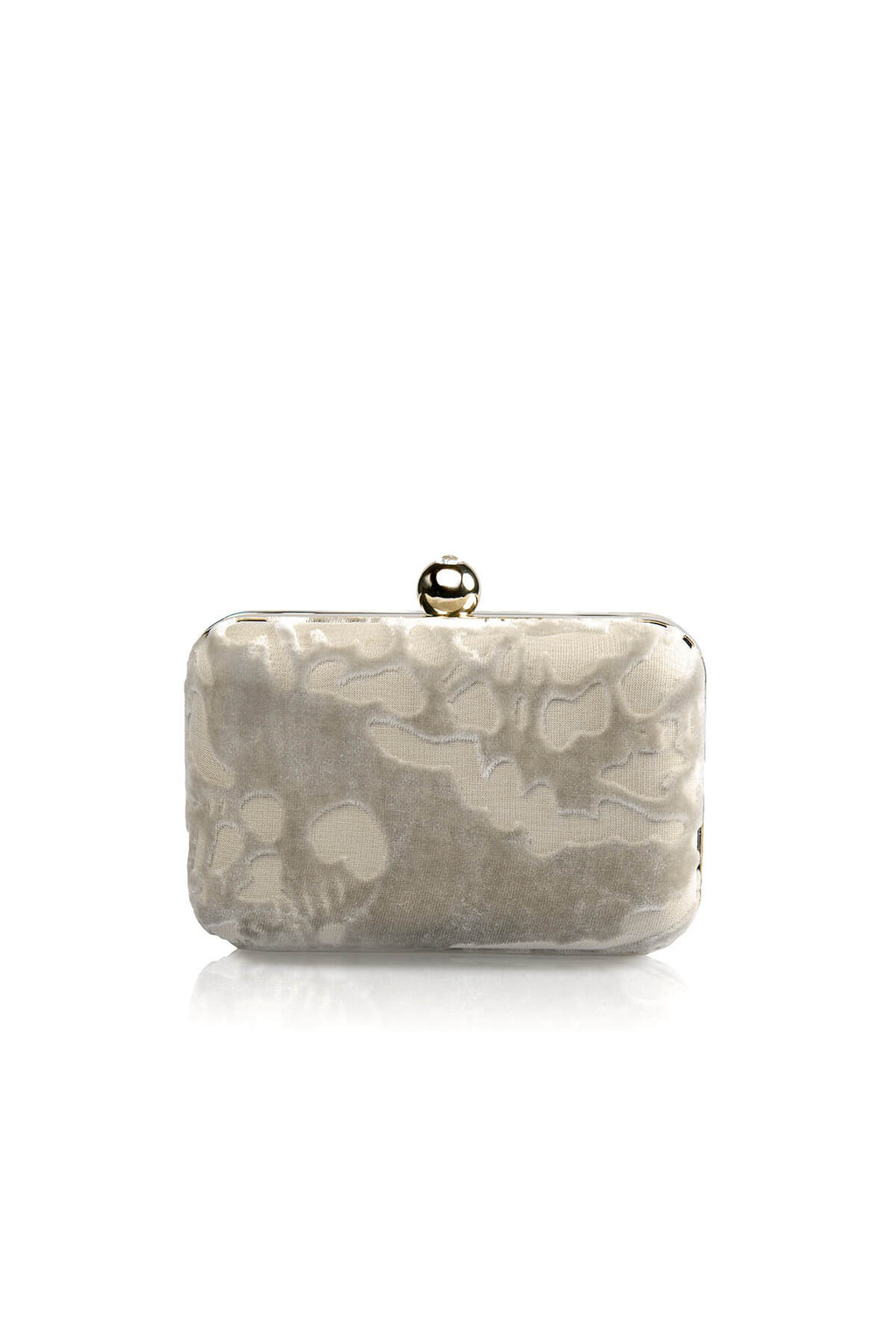 Cut Velvet Box Clutch