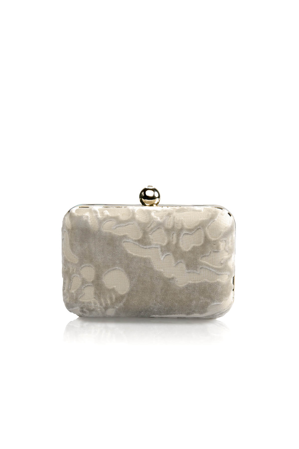 Cut Velvet Box Clutch
