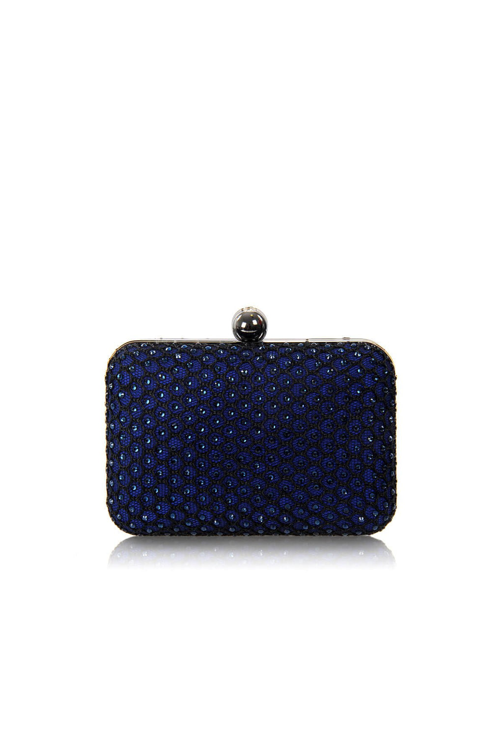 Diamanté Embellished Box Clutch