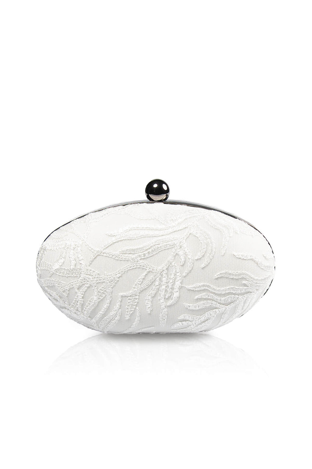 Vine Lace Oval Clutch