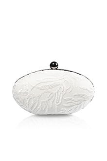 Vine Lace Oval Clutch