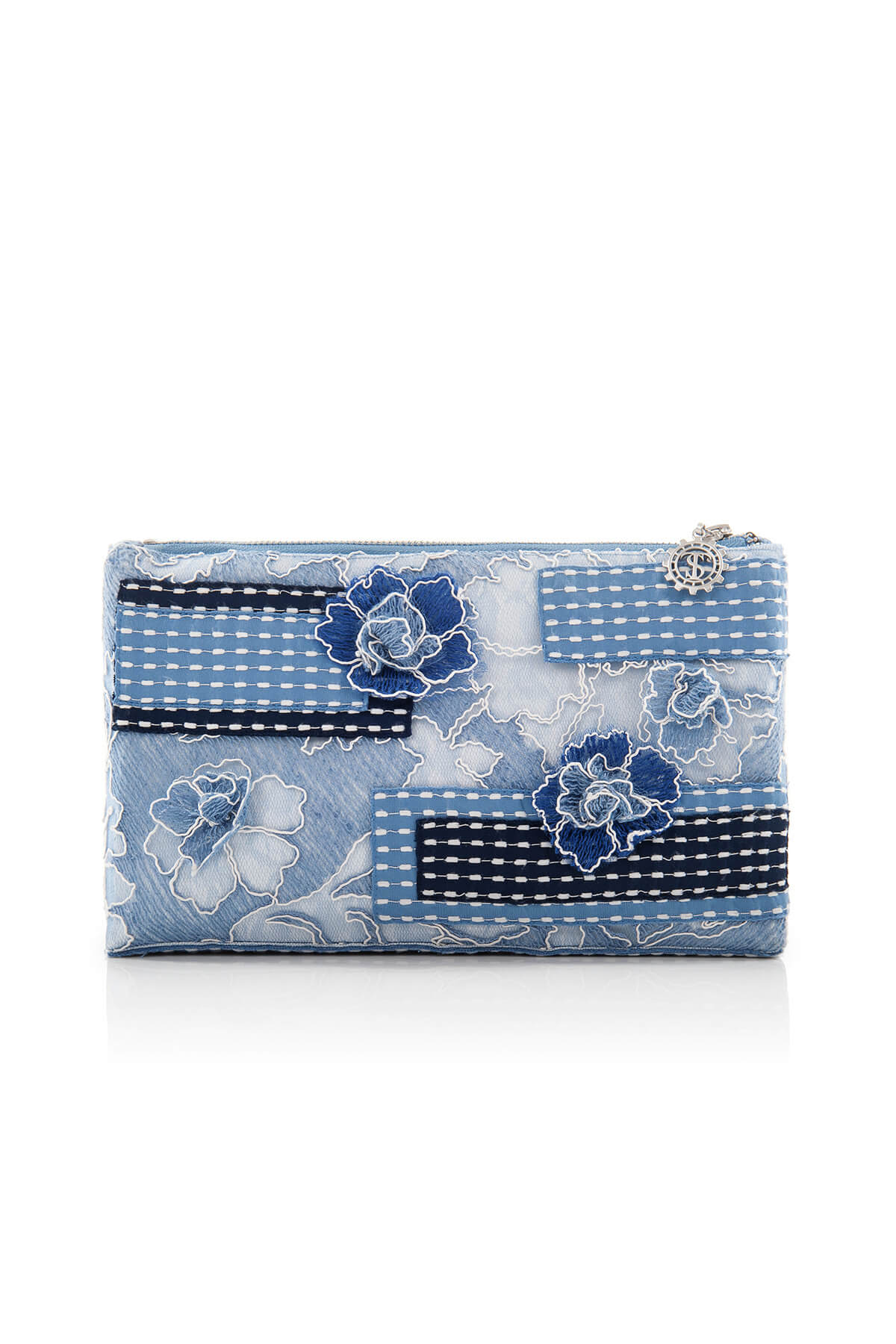 Tadashi Shoji - Sashiko Stitched Peony Clutch