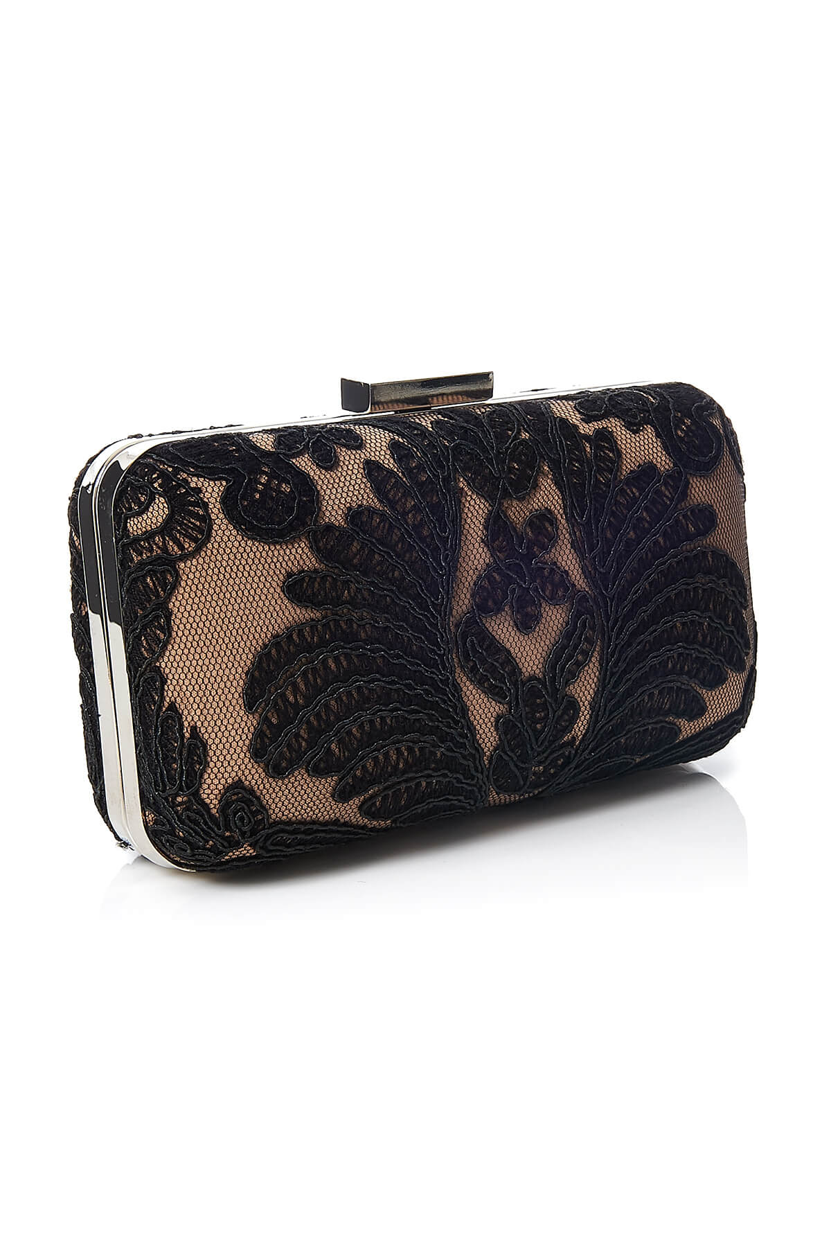 Tadashi Shoji - Corded Embroidery on Tulle Clutch