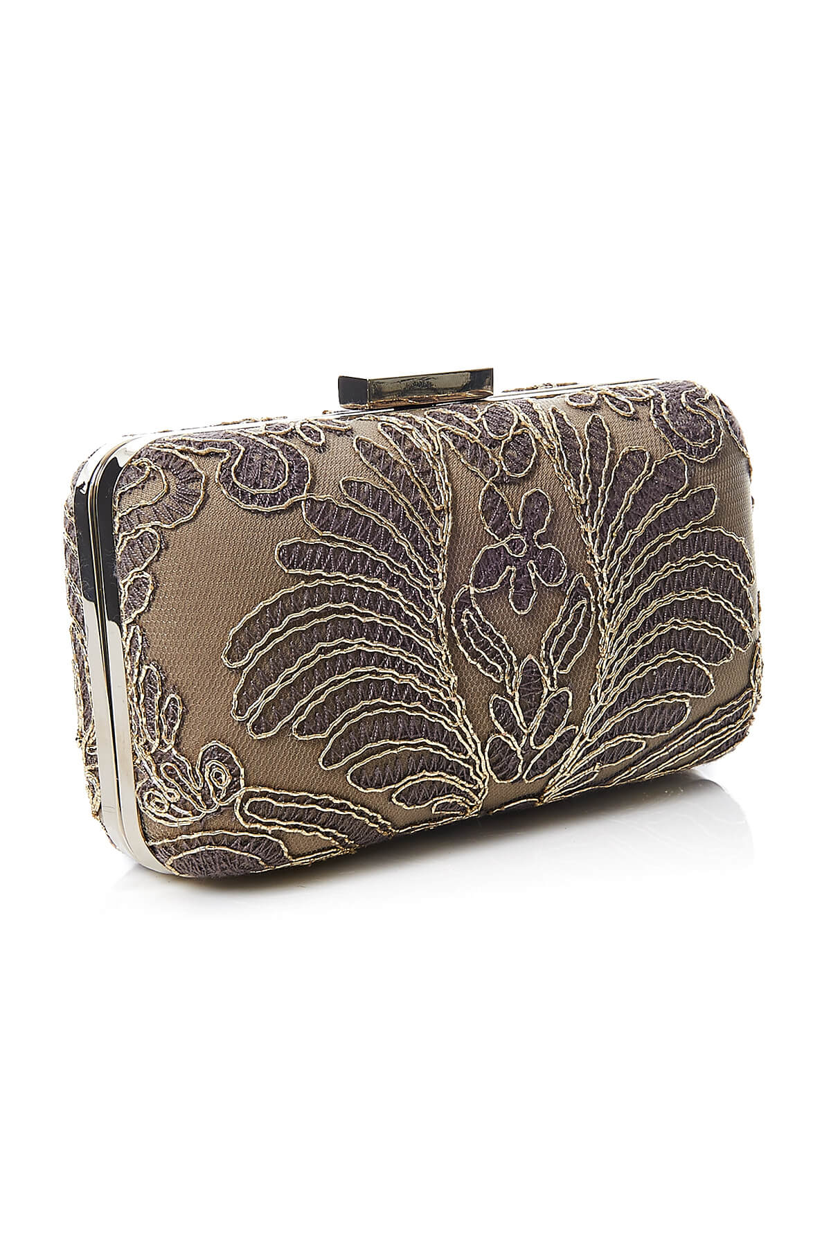 Tadashi Shoji - Corded Embroidery on Tulle Clutch