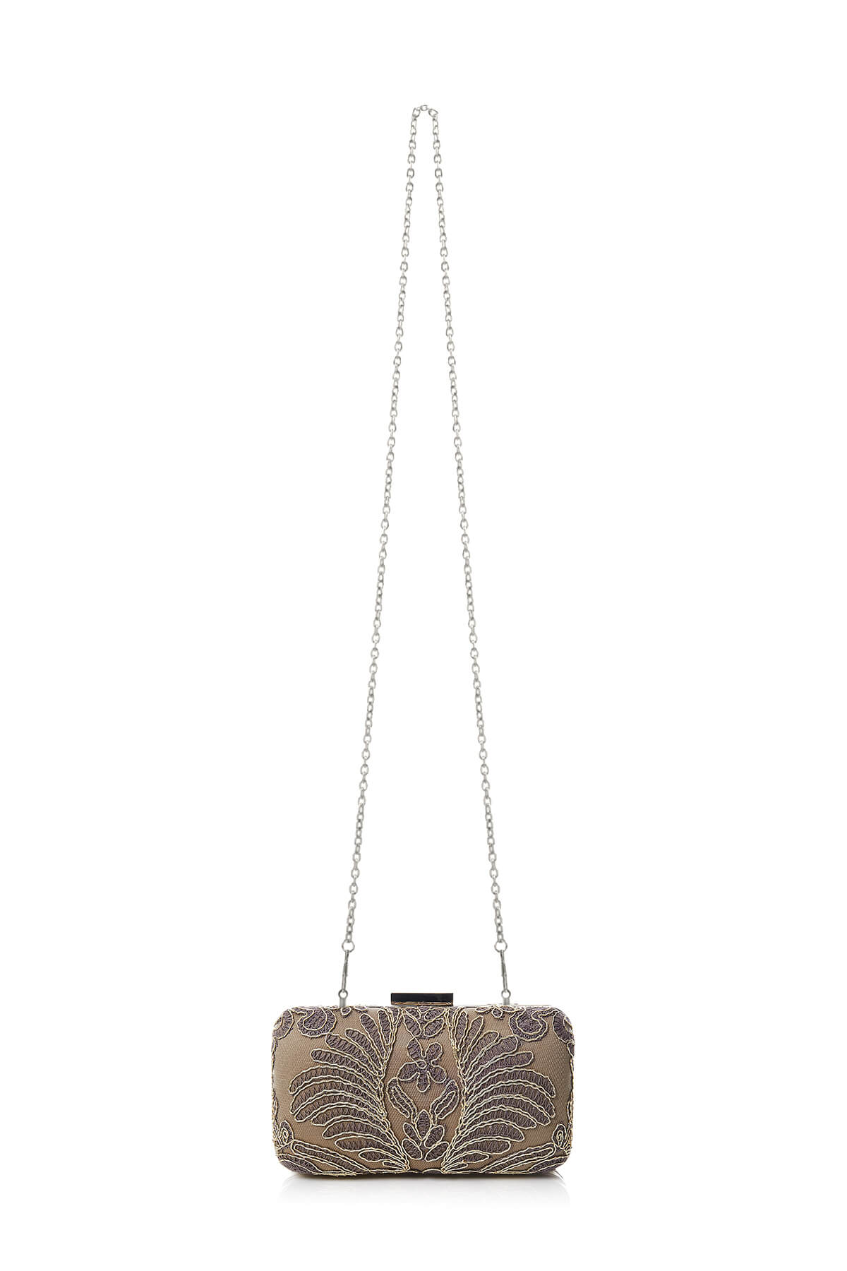 Tadashi Shoji - Corded Embroidery on Tulle Clutch