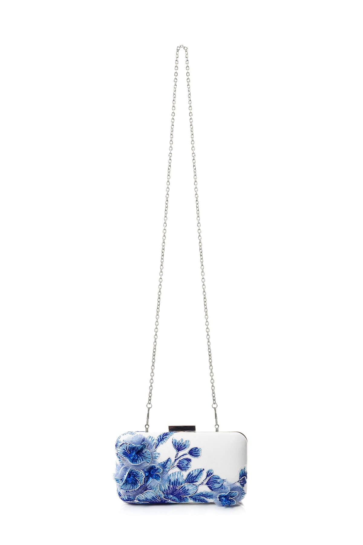 Tadashi Shoji - Embroidered 3D Blossom-Motif Clutch