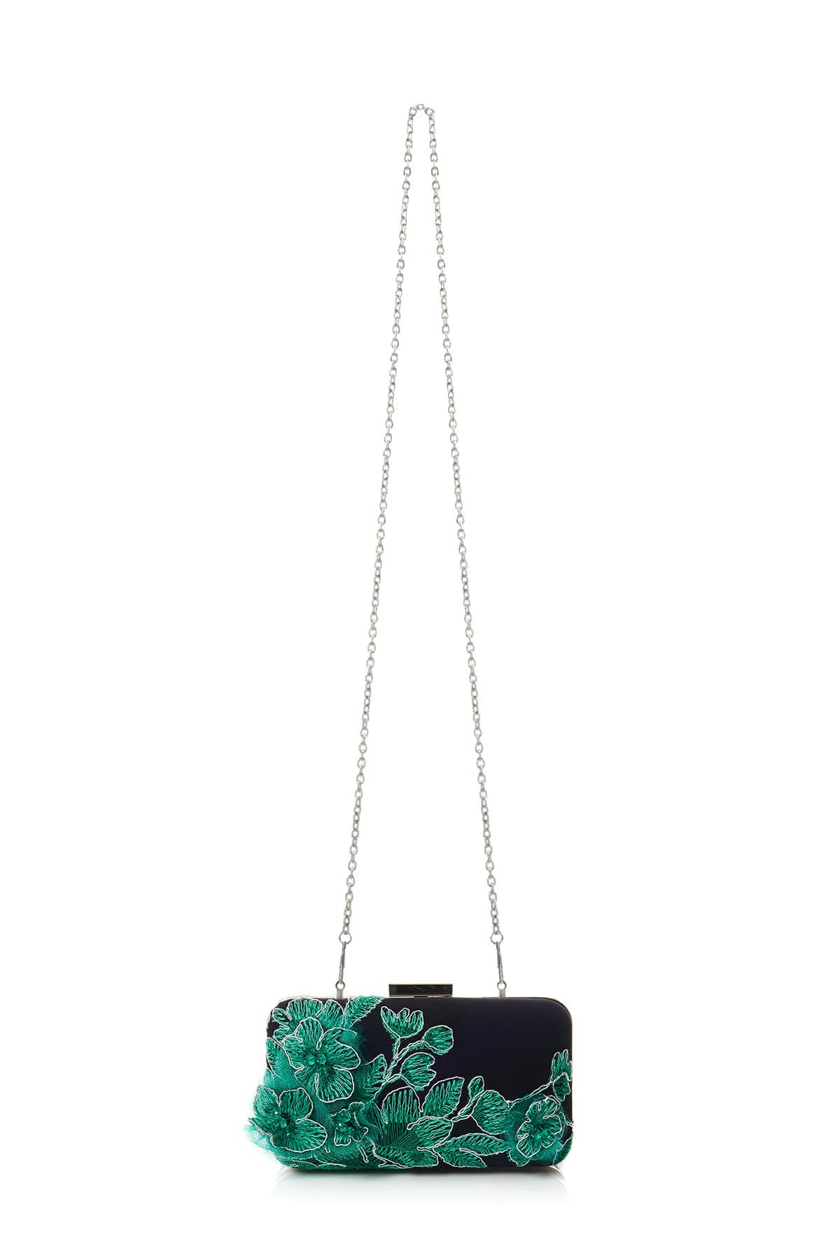 Tadashi Shoji - Embroidered 3D Blossom-Motif Clutch
