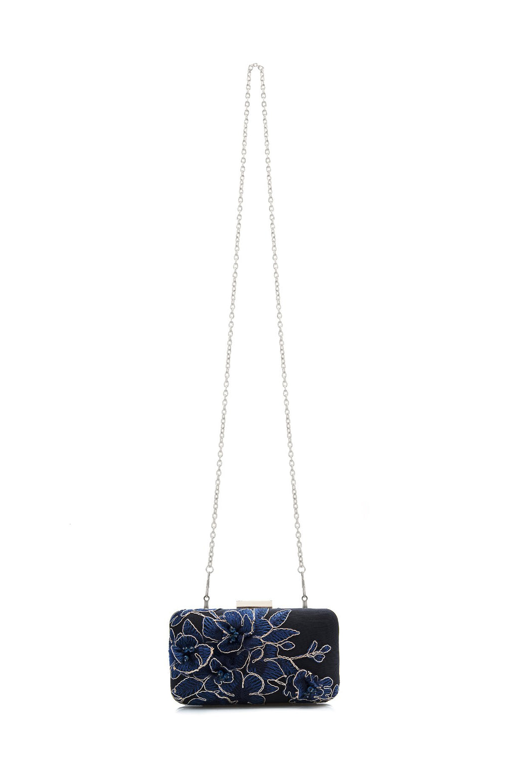 Tadashi Shoji - Embroidered 3D Blossom-Motif Clutch