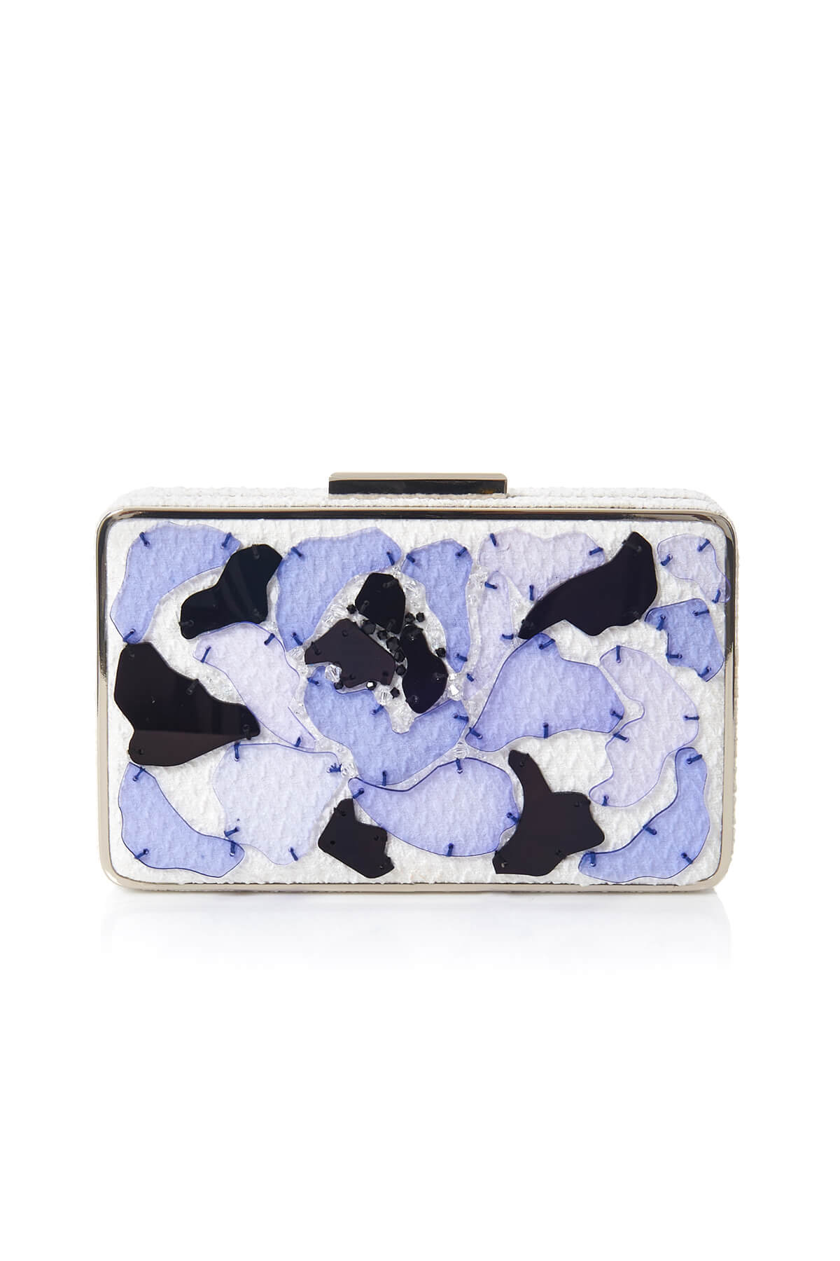 Tadashi Shoji - Acrylic 3D Blossom-Motif Clutch