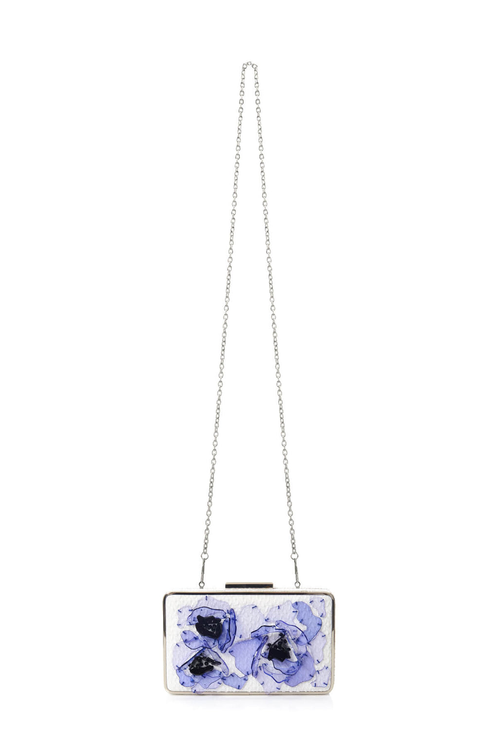 Tadashi Shoji - Acrylic 3D Blossom-Motif Clutch
